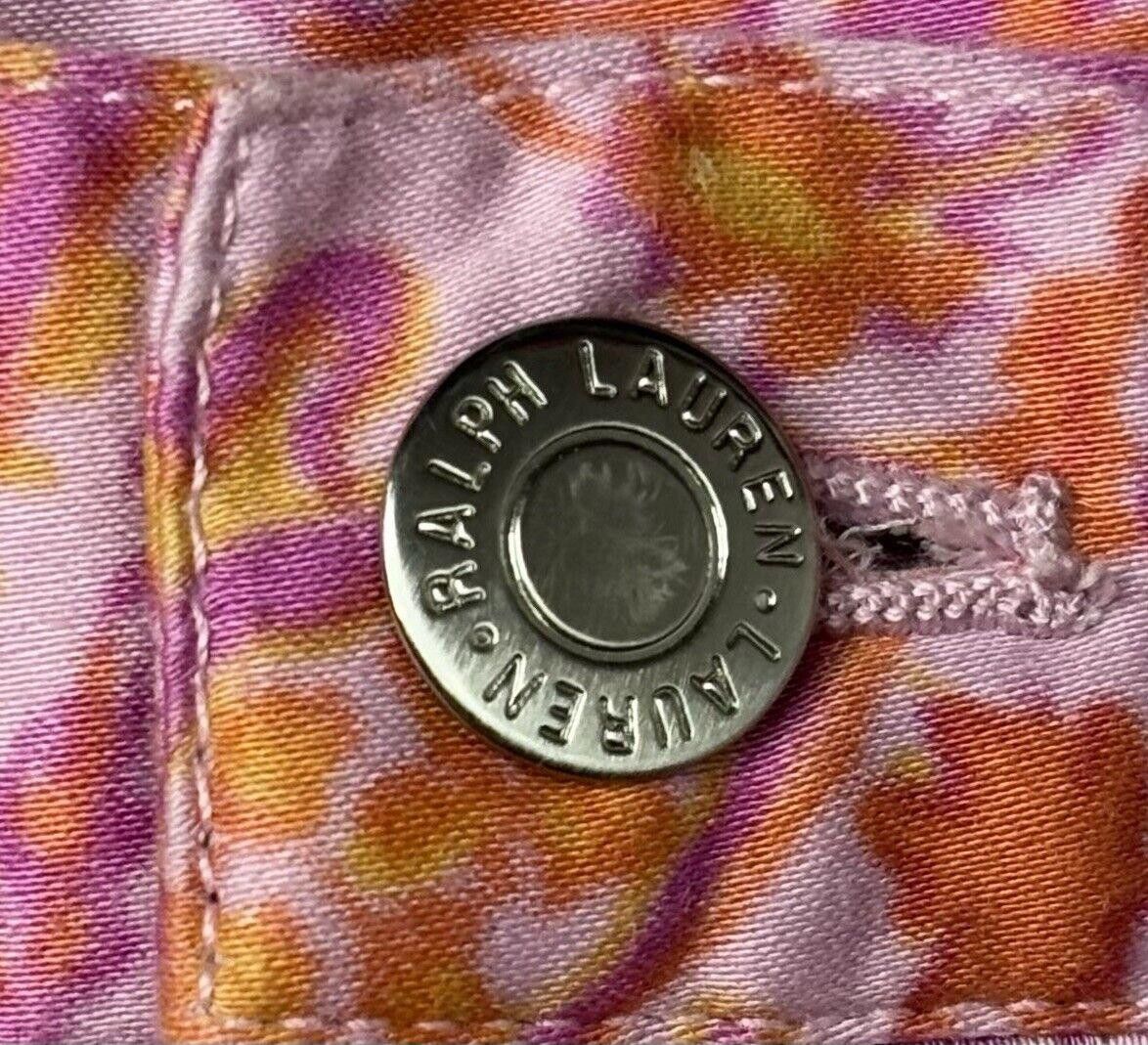 Lauren Ralph Lauren Lauren Ralph Lauren Pants Women Size 4 Paisley Pink Size 27" / US 4 / IT 40 - 6 Thumbnail
