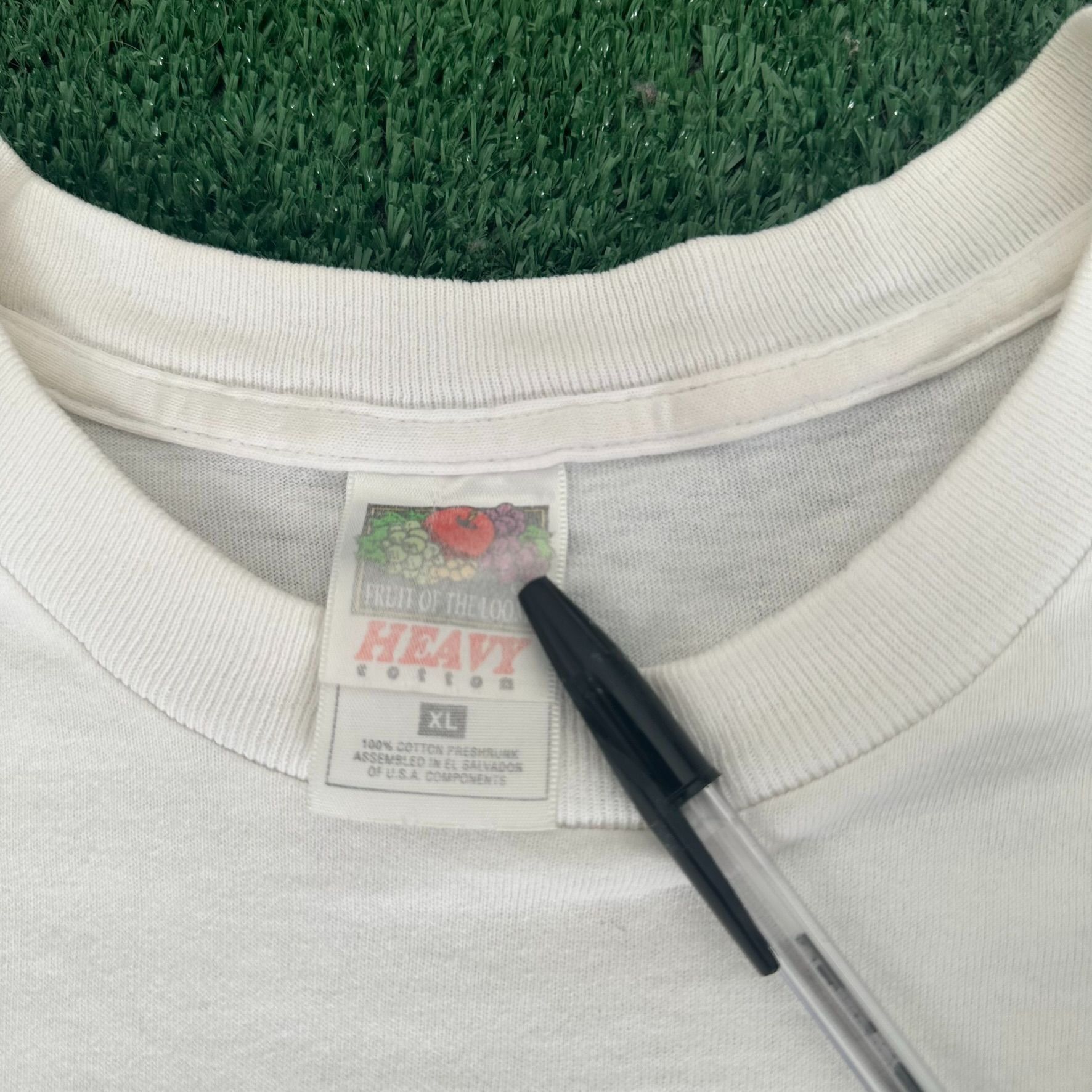 Fruit Of The Loom Vintage 90s Michigan State Spartans Tennis T-Shirt White MSU Size US XL / EU 56 / 4 - 3 Thumbnail