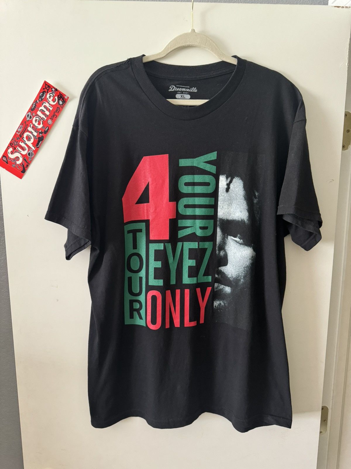 Dreamville × J. Cole × Top Dawg Entertainment BEAND NEW 2017 J. COLE 4 YOUR EYEZ ONLY TOUR TEE Size US XL / EU 56 / 4 - 2 Thumbnail