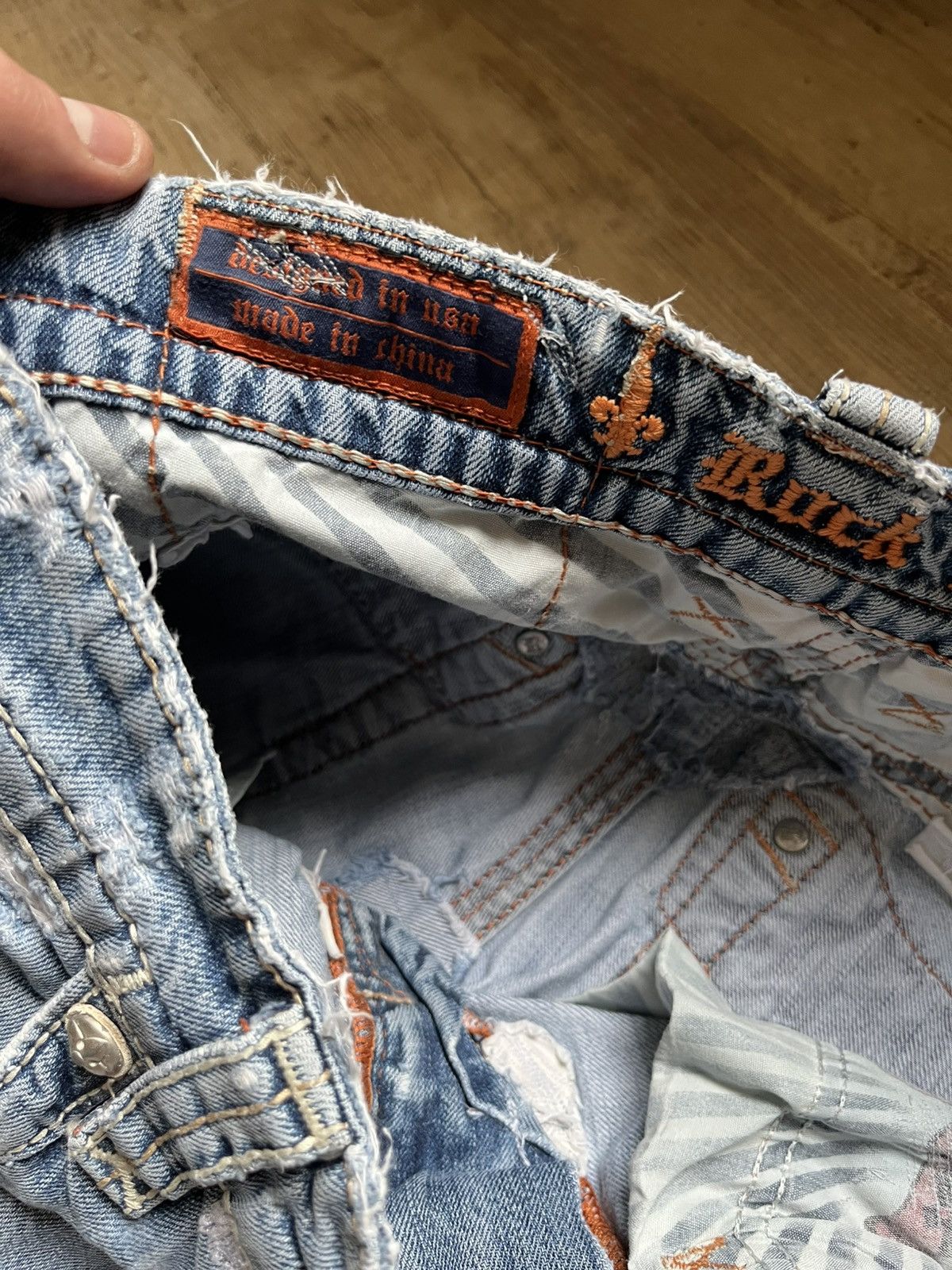 Rock Revival Rock Revial Custom Rework Jeans Size US 30 / EU 46 - 7 Thumbnail