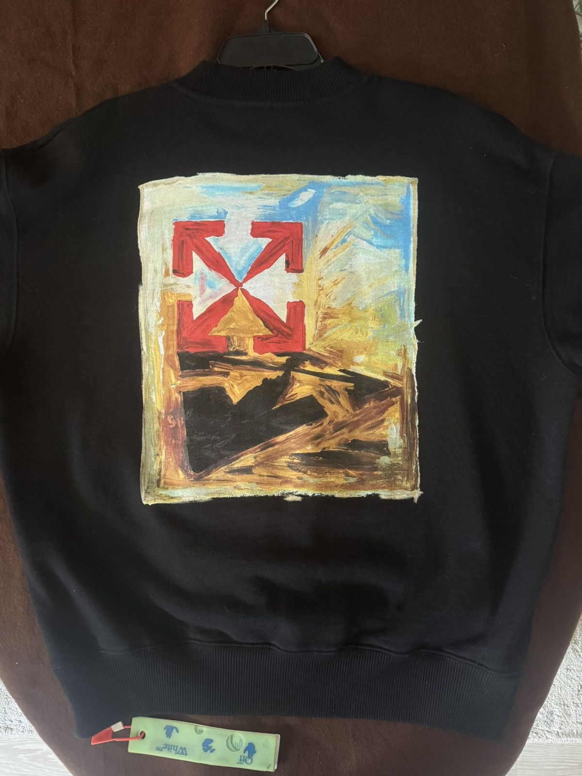 Off-White OFF-WHITE Arrow On Canvas Print Sweatshirt Size US S / EU 44-46 / 1 - 4 Thumbnail