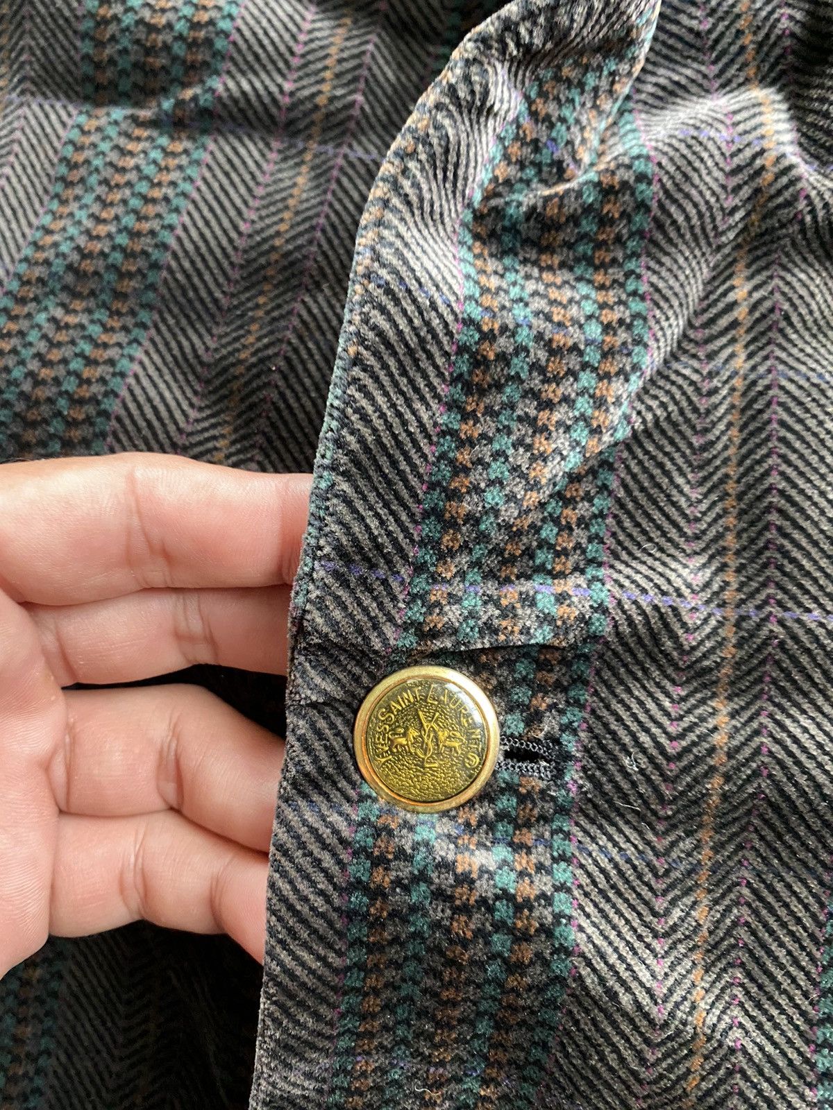 Vintage Ysl Blazer Size 40L - 4 Thumbnail