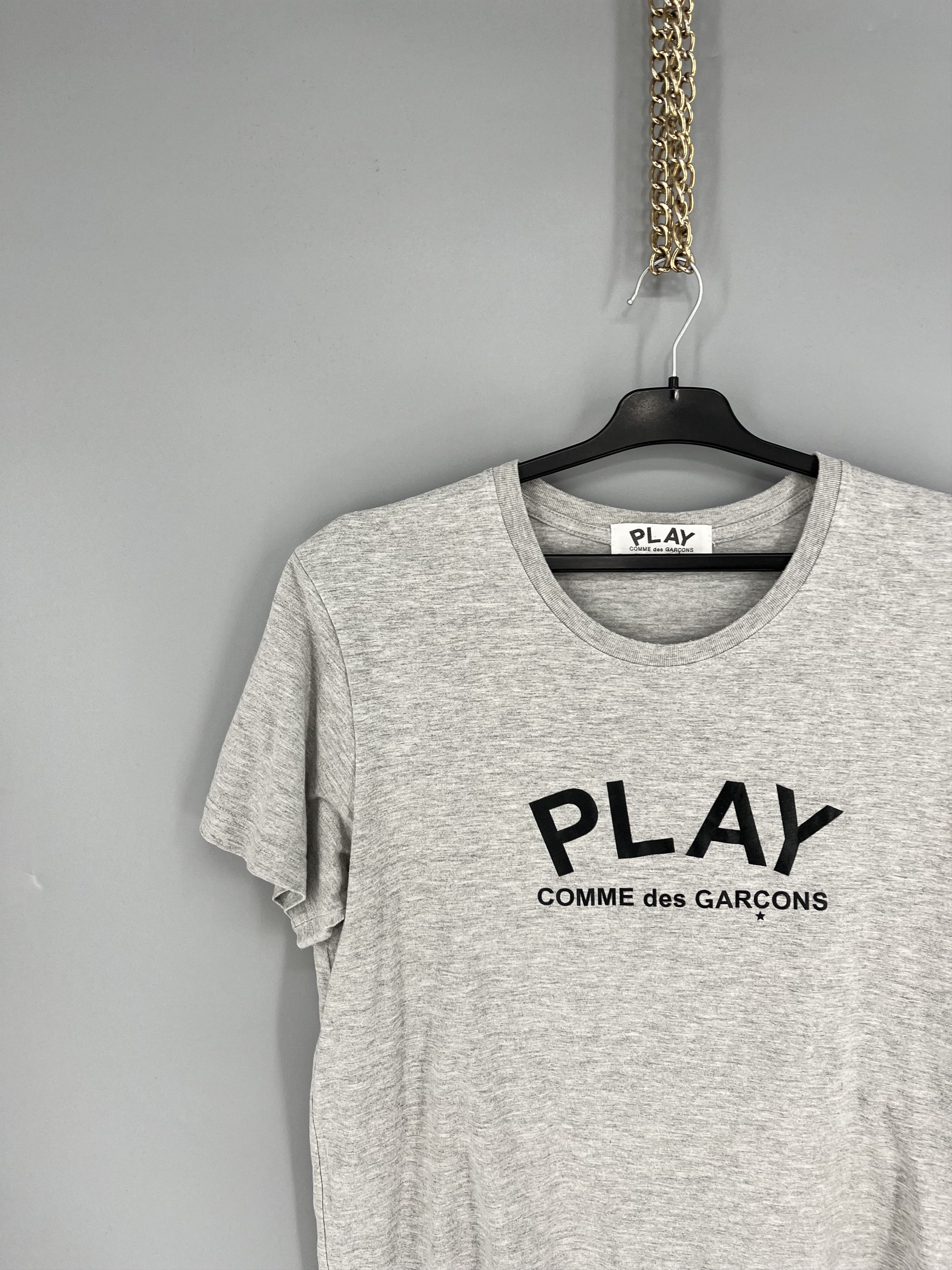 Comme des Garcons Vintage 90s Comme des Garcons Play Tee Big Logo Size US M / EU 48-50 / 2 - 4 Thumbnail