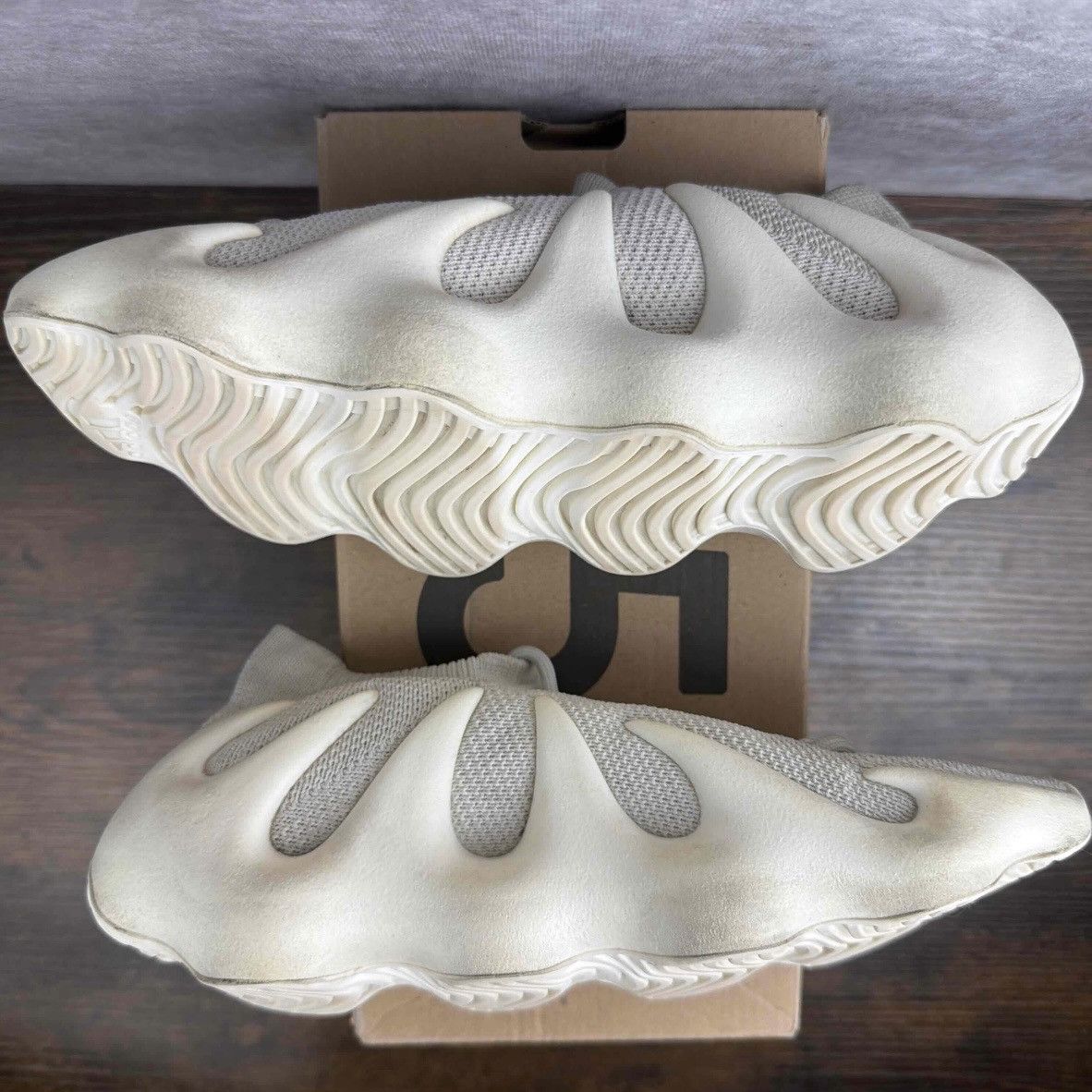Adidas × Kanye West Adidas Yeezy 450 Cloud White Size 6.5 H68038 Men’s Sneakers Size US 6.5 / EU 39-40 - 4 Thumbnail