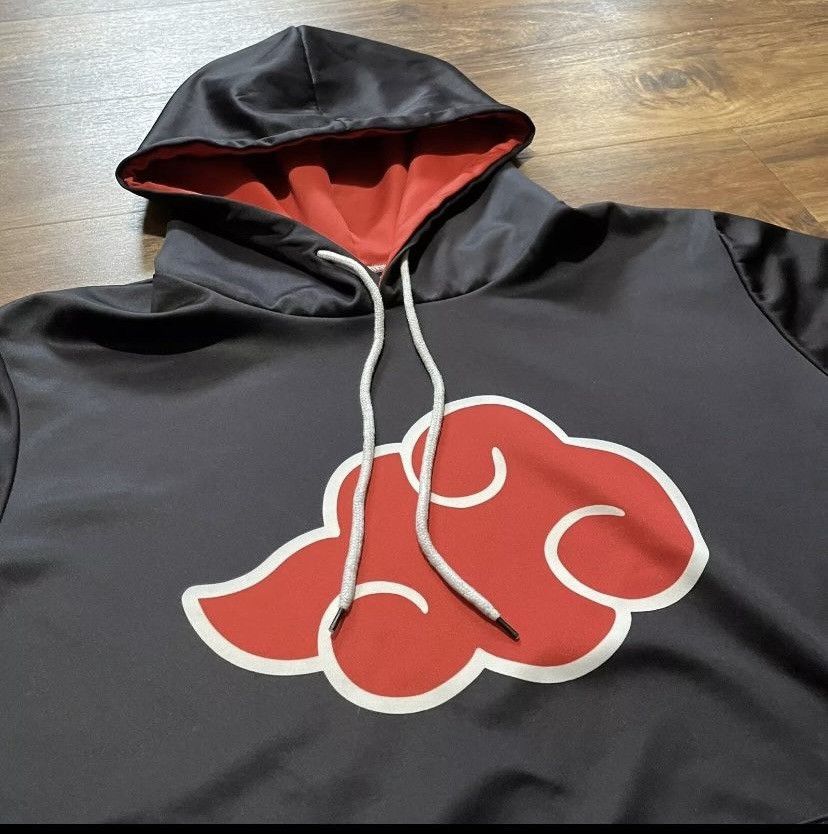 Other Naruto Cloud Anime Hoodie Black Red Sweatshirt - Size L Size US L / EU 52-54 / 3 - 1 Thumbnail