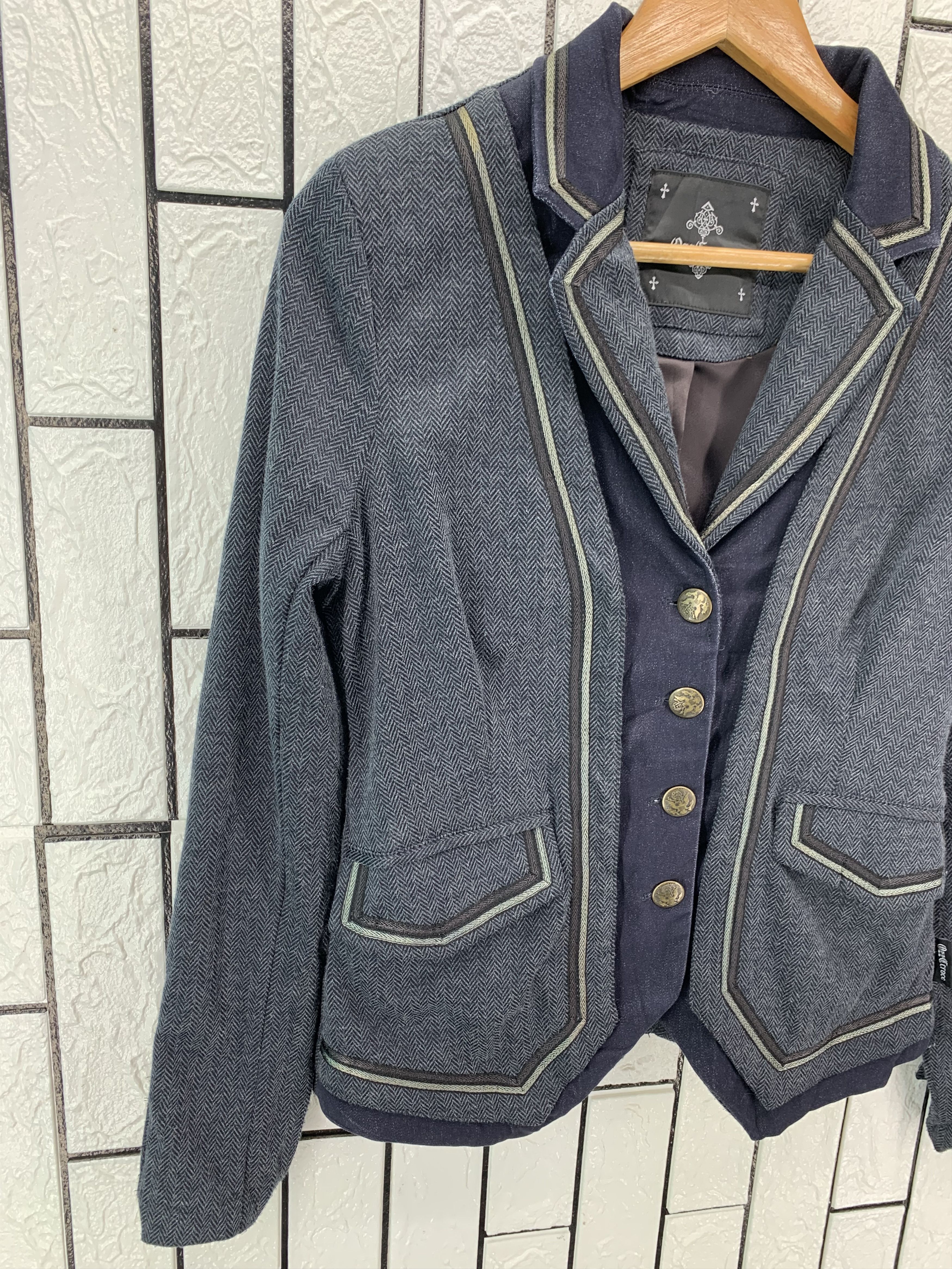 Seditionaries Ozz croce button jacket Size S / US 4 / IT 40 - 3 Thumbnail
