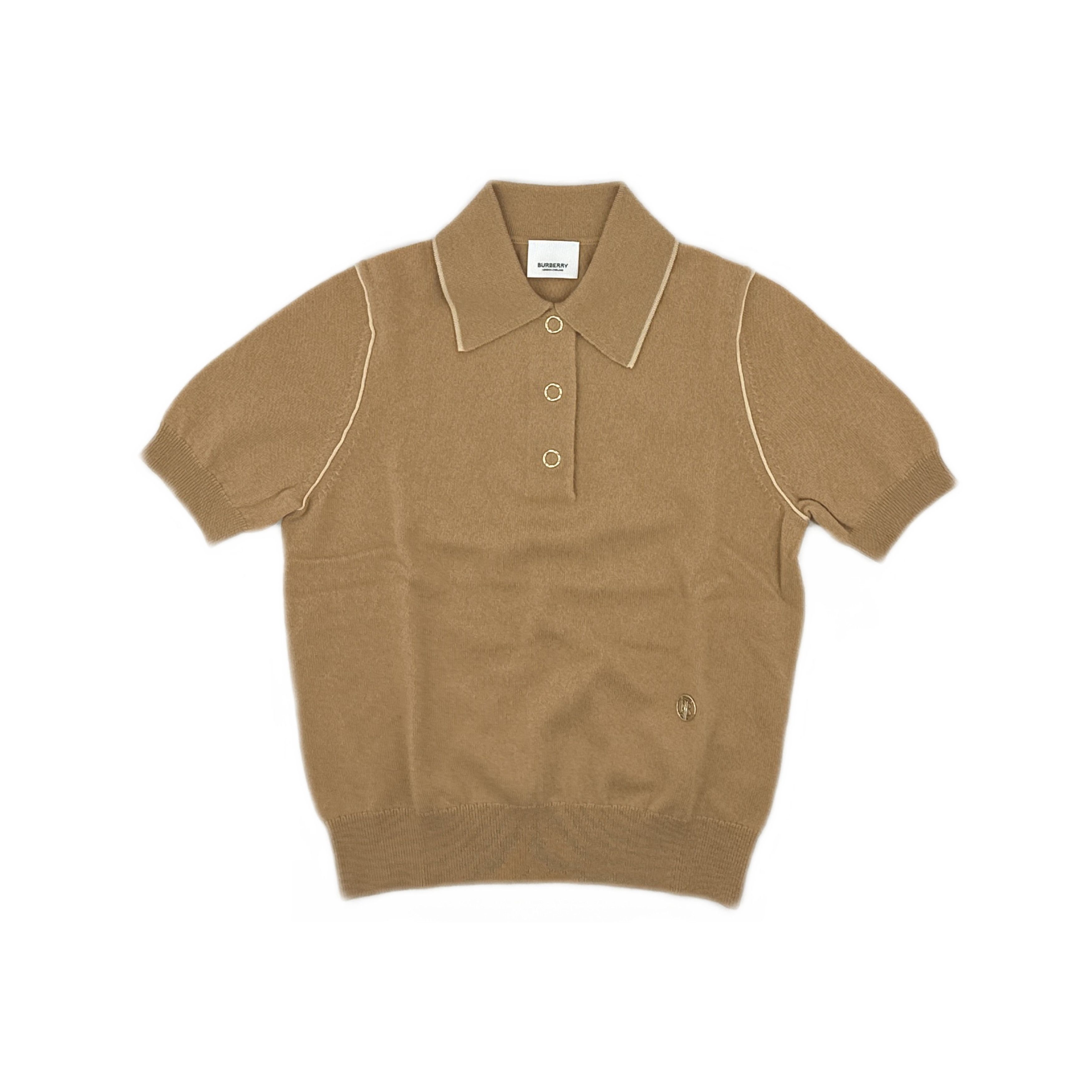 Burberry Burberry Cashmere Polo Shirt Size XS Size XS / US 0-2 / IT 36-38 - 1 Thumbnail