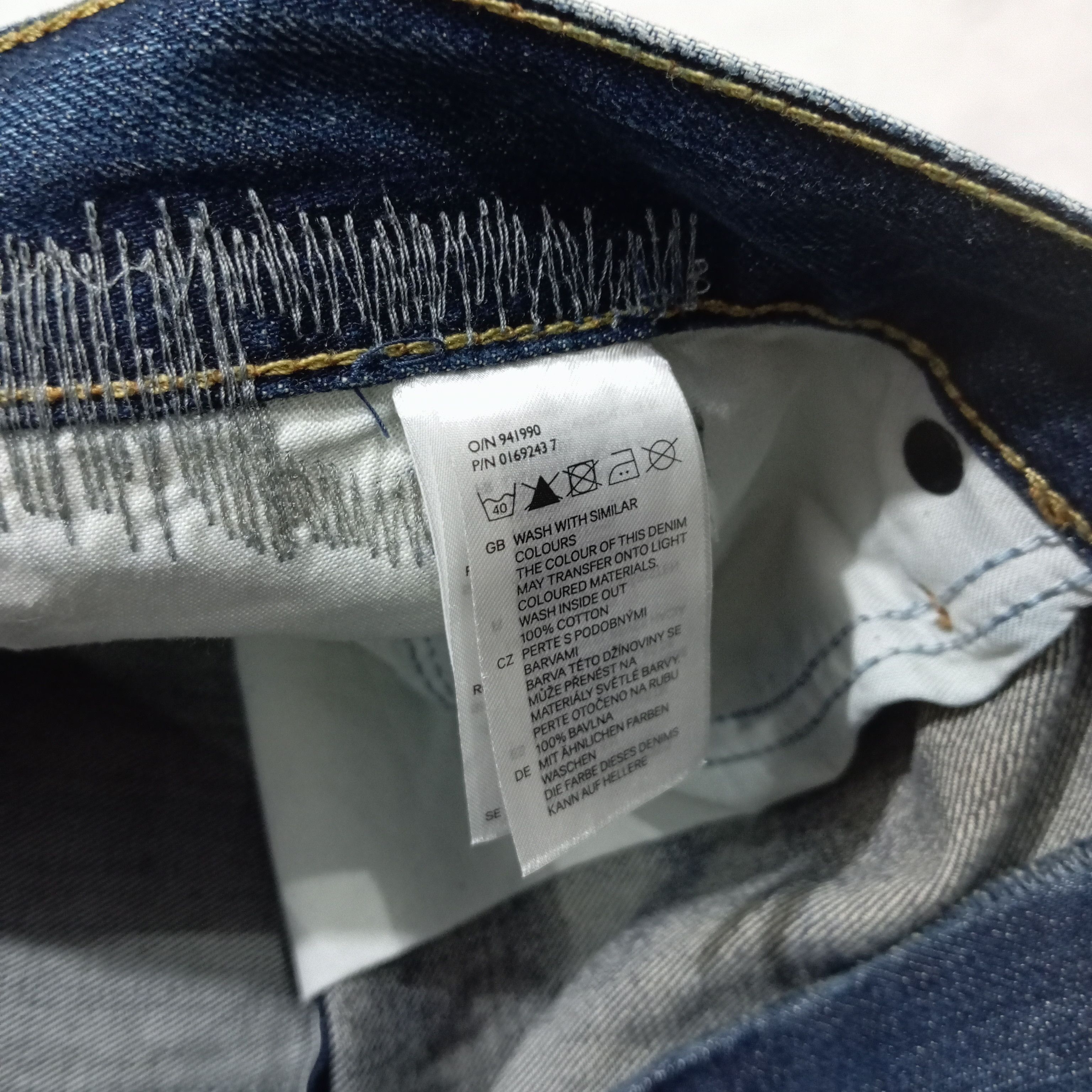 H&M H&M Bleach Distressed Denim Pants Size US 41 - 11 Thumbnail