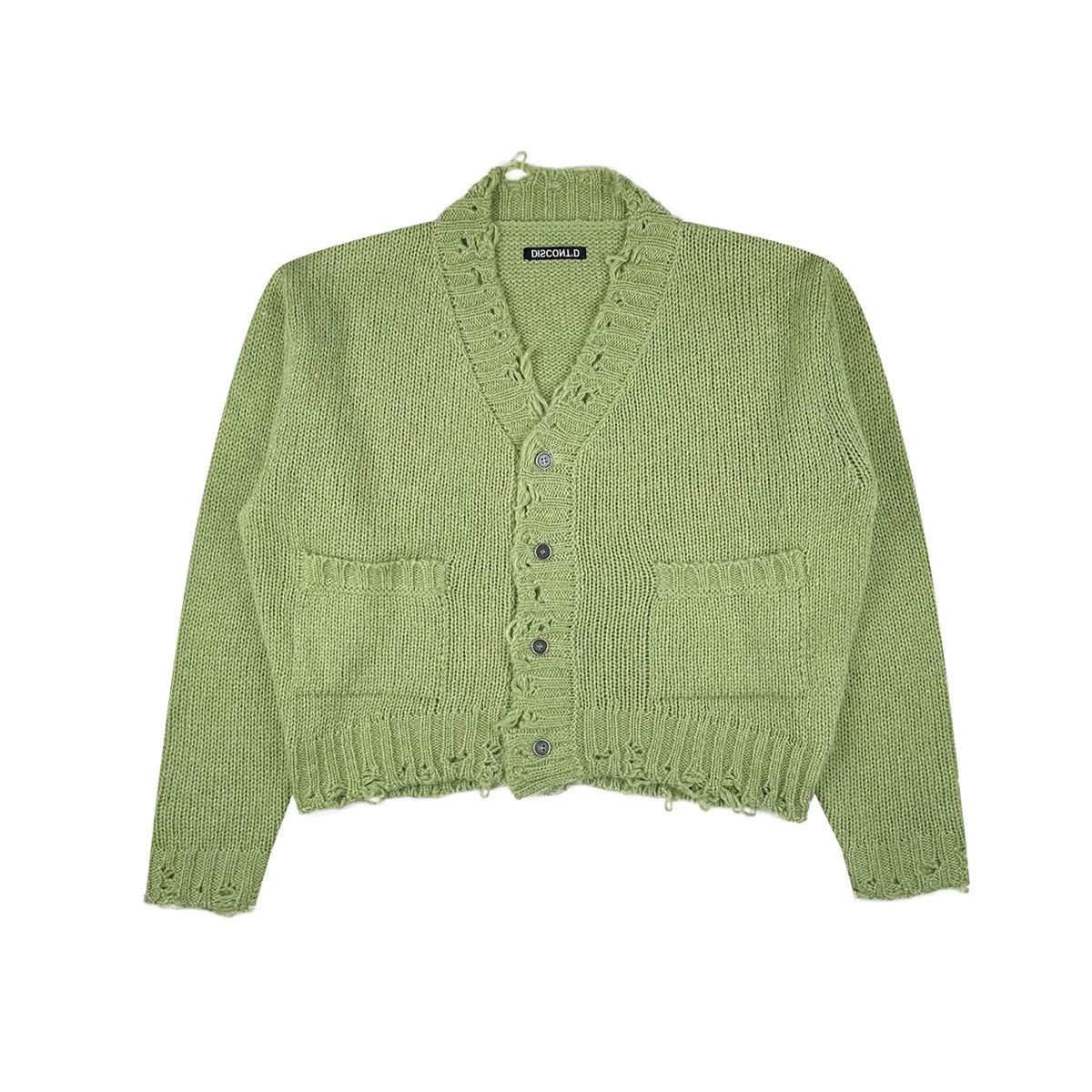 Japanese Brand × Vintage Discontd MATCHA KNIT CARDIGAN size L Size US L / EU 52-54 / 3 - 1 Thumbnail