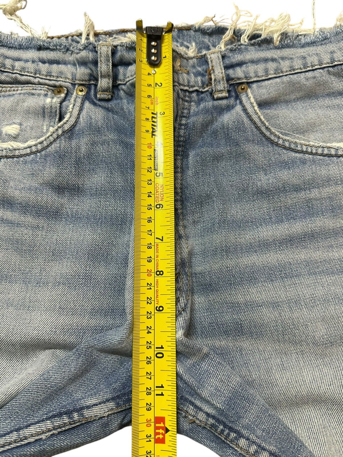 Polo Ralph Lauren Vintage Polo Ralph Lauren Light Wash Distressed Loose Jeans Size US 28 / EU 44 - 16 Thumbnail