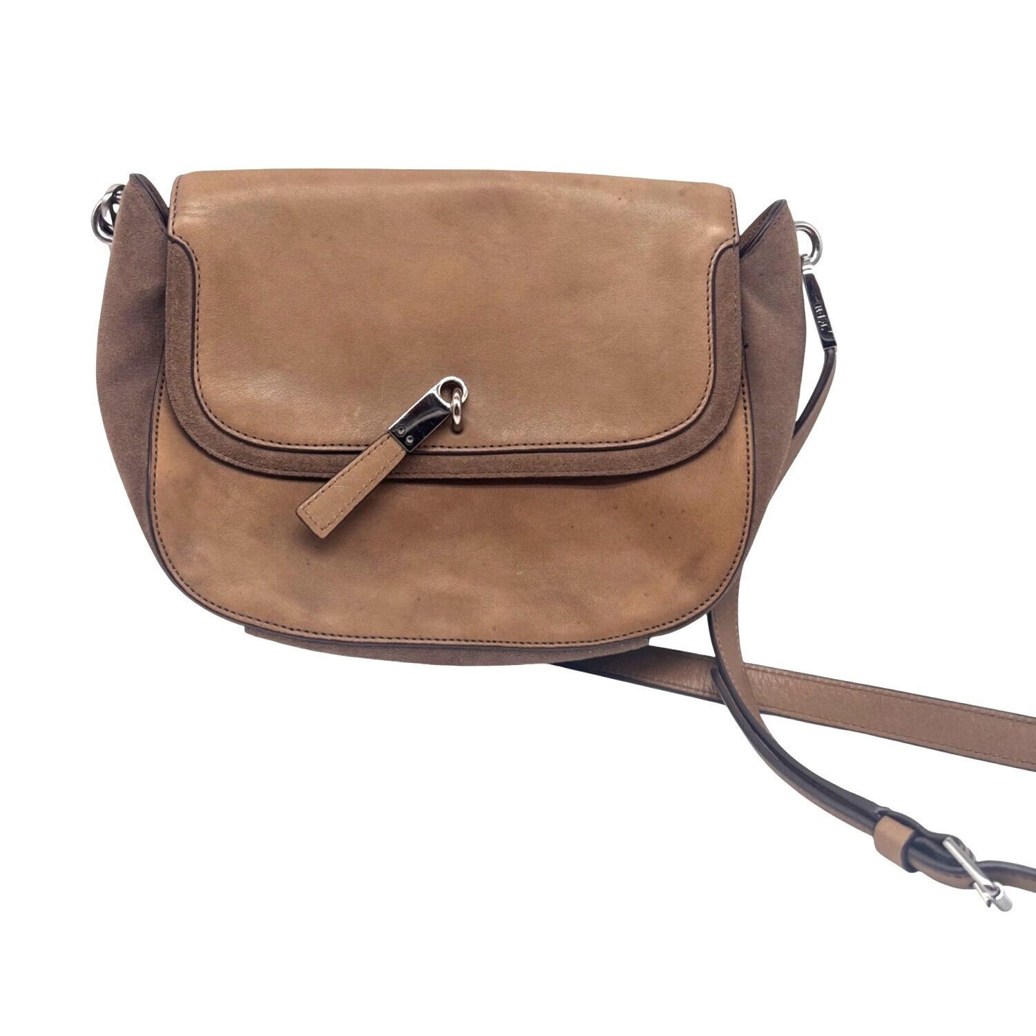 Lauren Ralph Lauren Lauren Ralph Lauren Berwick Nora Crossbody, Brown, Small Size ONE SIZE - 1 Thumbnail