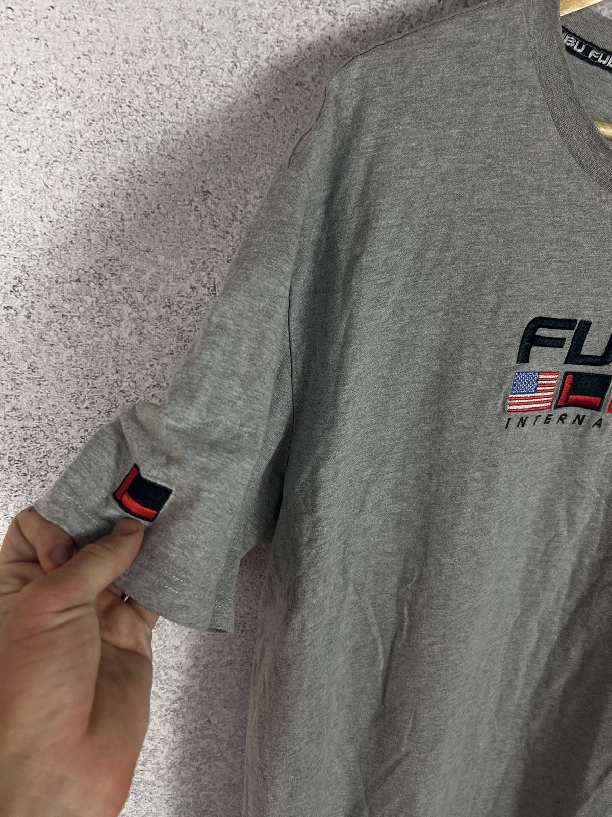 Fubu Vintage Fubu Big Embroidered Logo T-Shirt Size US XXL / EU 58 / 5 - 4 Thumbnail