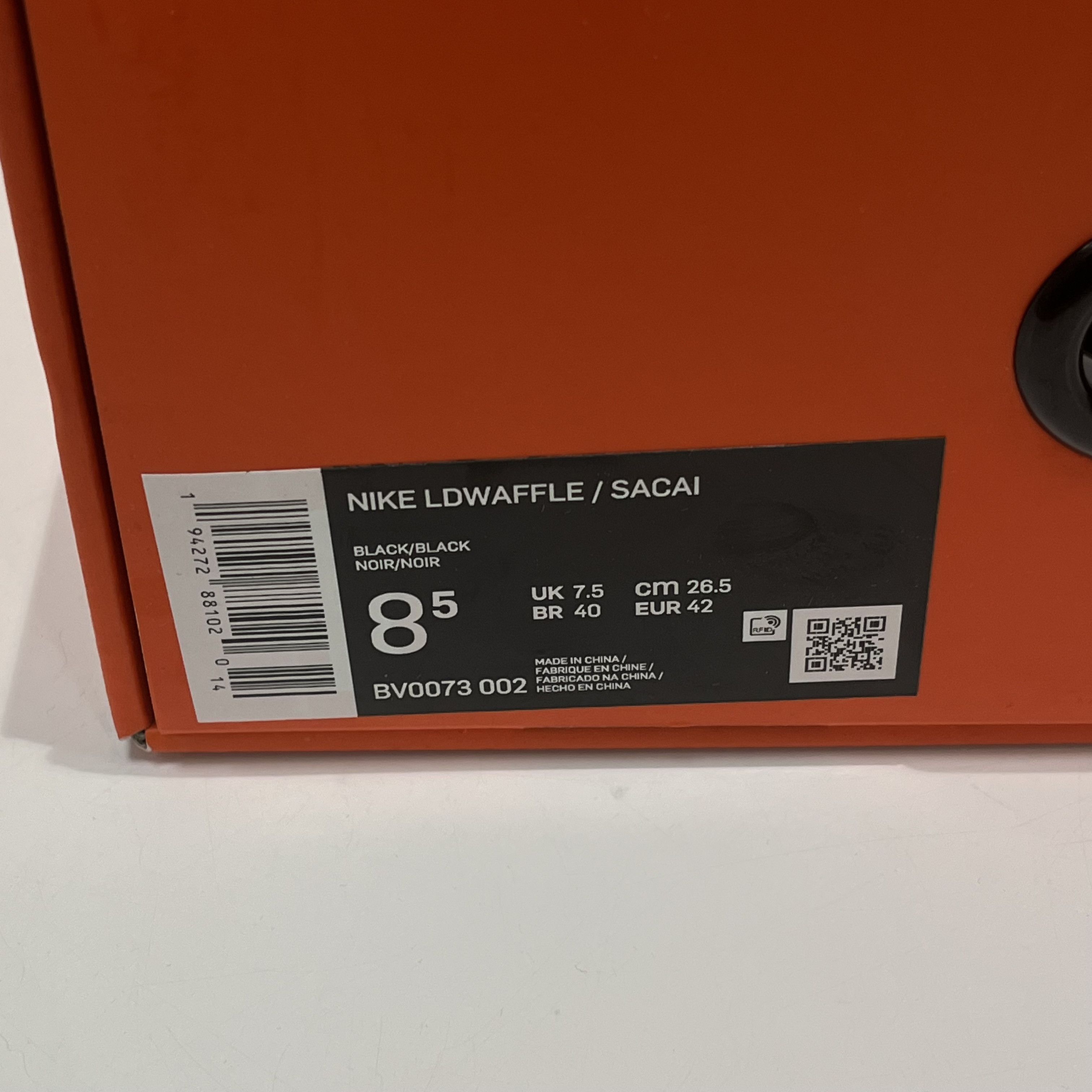 Nike Nike LD Waffle Sacai Black Nylon Size US 8.5 / EU 41-42 - 8 Thumbnail