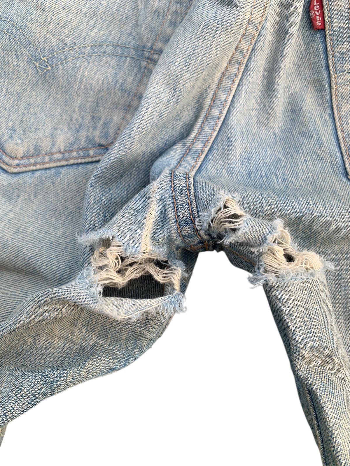 Levi's LEVI'S 511 SELVEDGE FADED & RUSTY DISTRESSED DENIM Size US 33 - 25 Thumbnail