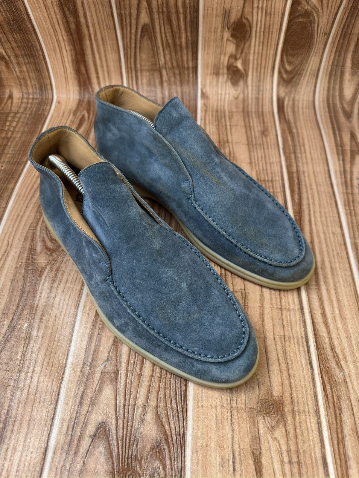 Loro Piana Loro Piana Dark Cyan Open Walk Ankle Boots Size US 8.5 / EU 41-42 - 4 Thumbnail