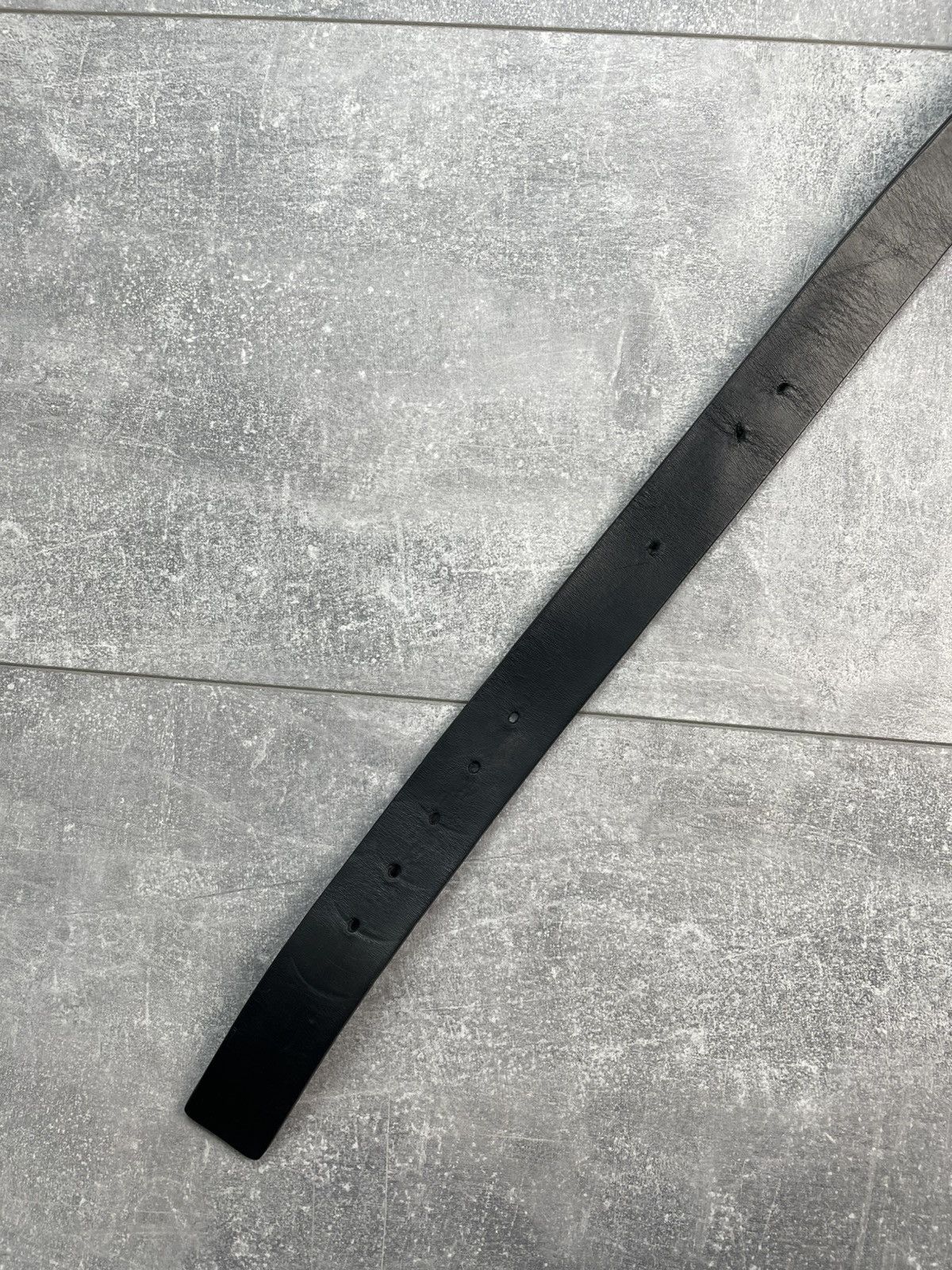 Gucci Gucci GG Leather Belt Black Size ONE SIZE - 8 Thumbnail