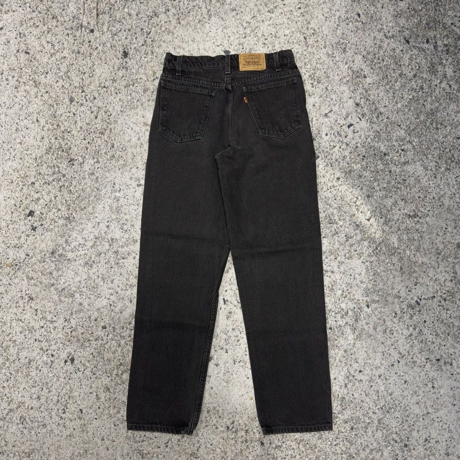 Levi's Vintage 90s Levi’s 550 Faded Black Denim Jeans Size US 29 - 1 Thumbnail