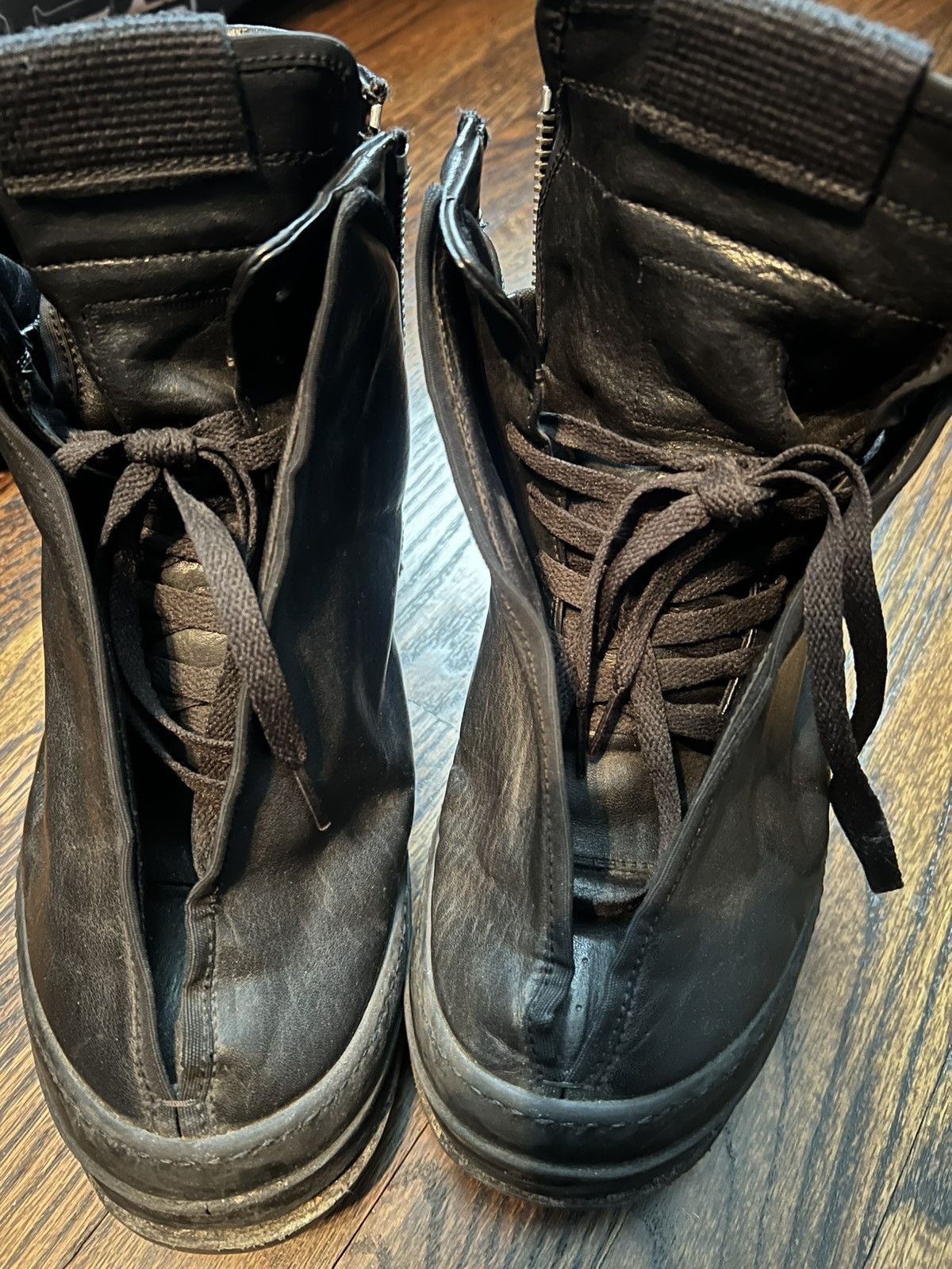 Rick Owens Rick owens ss10 leather hoof dunk Size US 9 / EU 42 - 4 Thumbnail