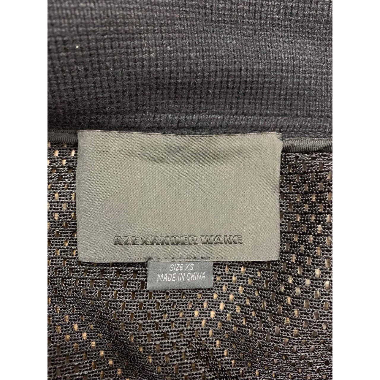 Alexander Wang Alexander Wang Women's Black Nylon Mesh Lapel Jacket, XS Size US XS / EU 42 / 0 - 2 Thumbnail