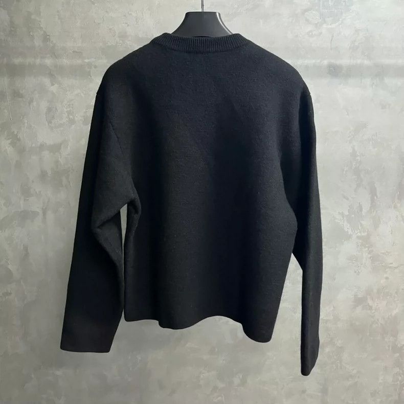 Balenciaga Balenciaga Black logo monogrammed intarsia loose-fitting c Size US S / EU 44-46 / 1 - 2 Thumbnail