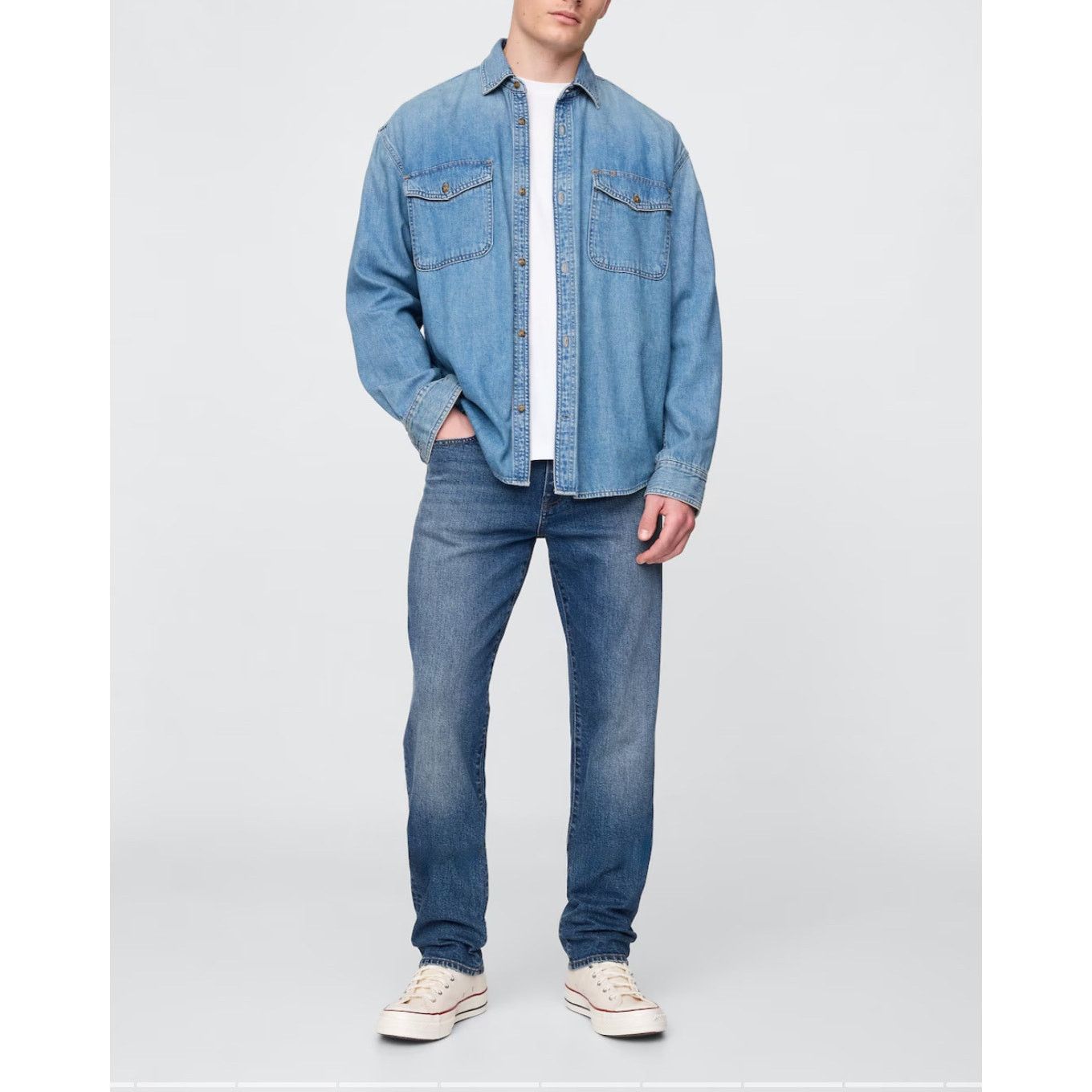 Gap Gap Men - Medium washed / Slim fit Jeans / 32x32/ NWT Size US 32 / EU 48 - 1 Thumbnail