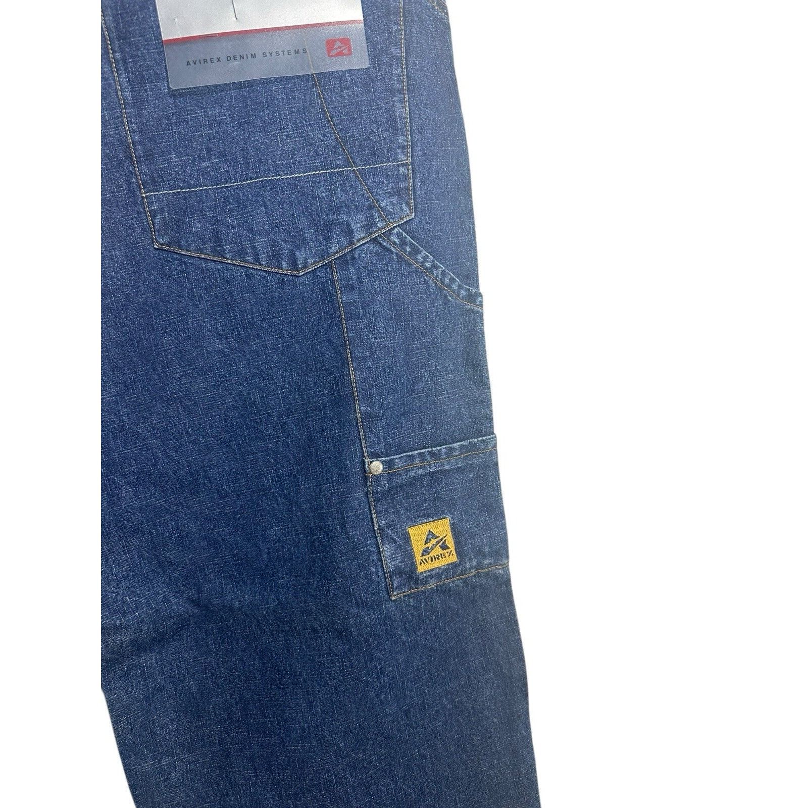 Avirex Vintage Avirex Baggy Denim Jeans Pelle Pelle Wide Leg Y2K Hi Size US 34 / EU 50 - 7 Thumbnail