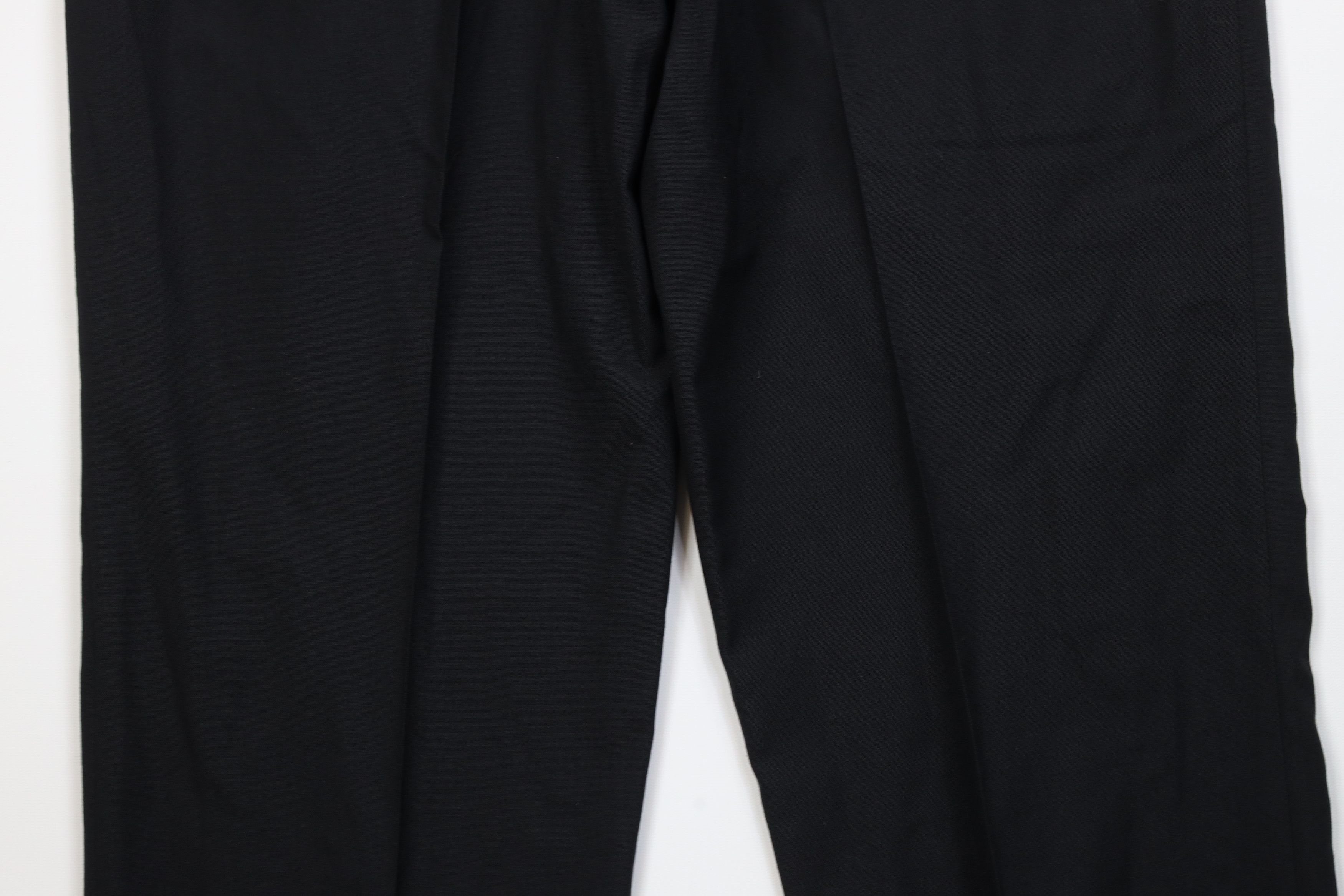 Lands' End Vintage 90s Lands End Wide Leg Chino Pants Trousers Black Size US 38 / EU 54 - 10 Thumbnail
