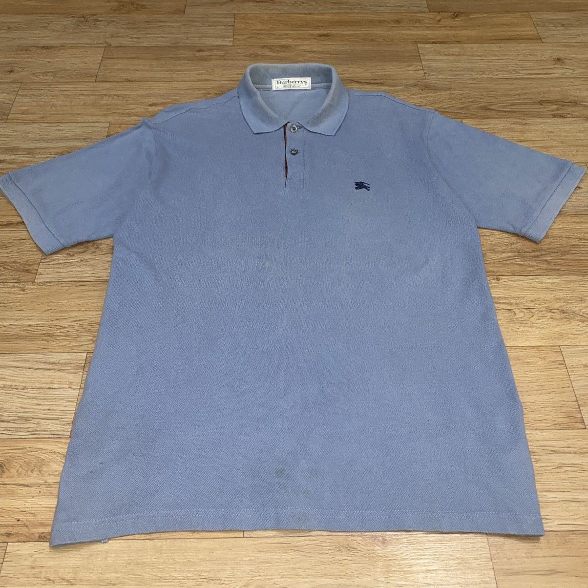 Burberry 1990s Vintage - Burberry's Polo Shirt Size US L / EU 52-54 / 3 - 3 Thumbnail