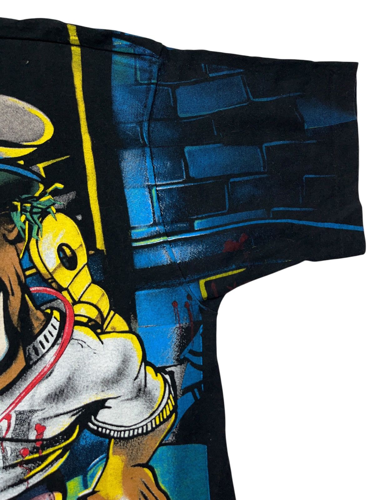 Rap Tees Vintage 1993 Conart All Over Print T-shirt Hip Hop Rap Tee Size US XL / EU 56 / 4 - 17 Thumbnail