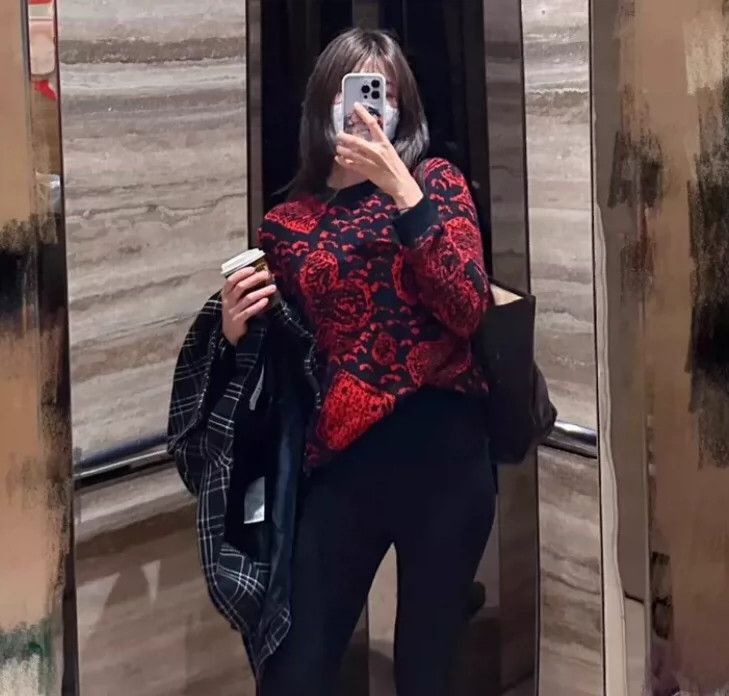 Dior Dior Red poker card inlaid cashmere round-neck long-sleeved Size XS / US 0-2 / IT 36-38 - 8 Thumbnail