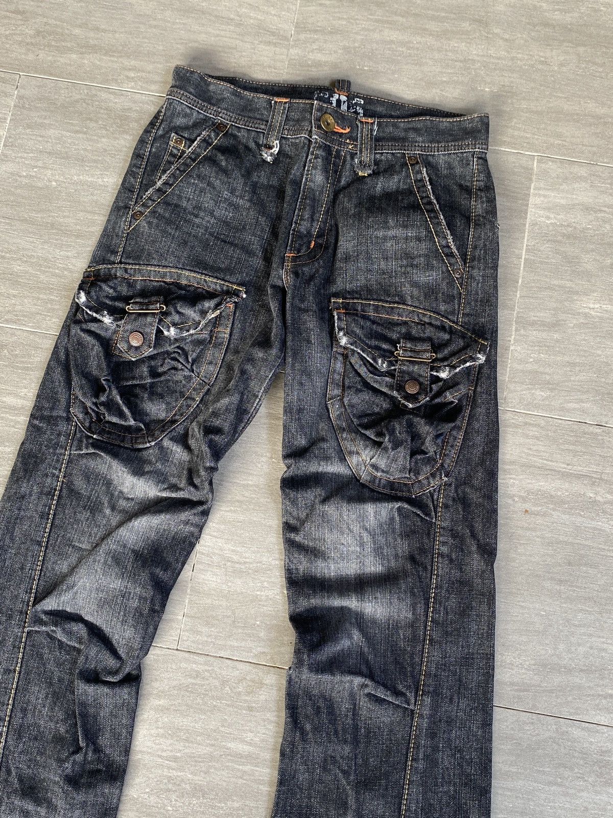 image of Archival Clothing x Edwin Stonewash Vintage Edwin 505 Bushpant Jeans in Indigo, Men's (Size 29)