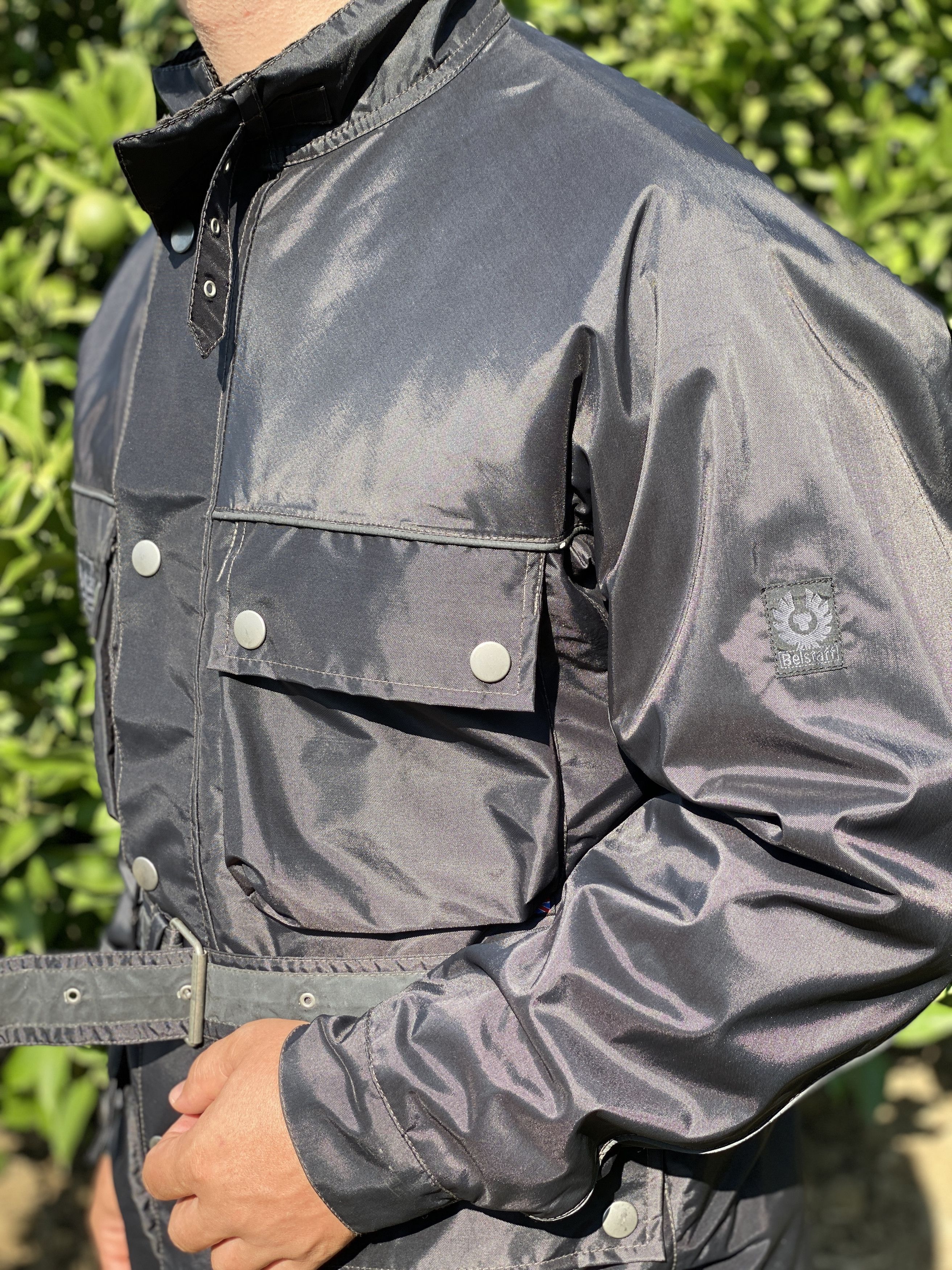 Belstaff Belstaff Metallic Motorcycle Biker Size M Double Jacke Size US M / EU 48-50 / 2 - 15 Thumbnail