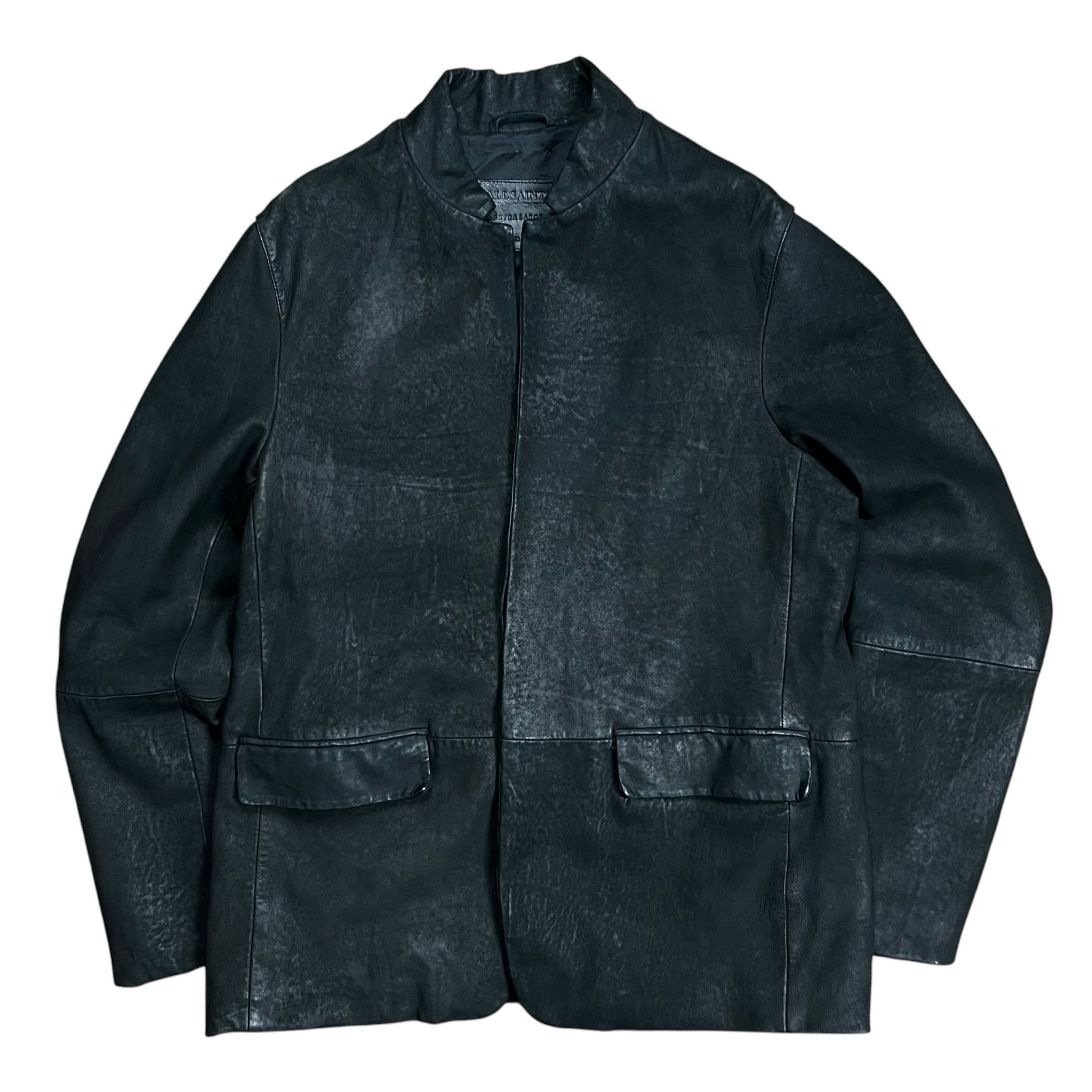 ALLSAINTS Lamb Leather Brenton Jacket - XL
