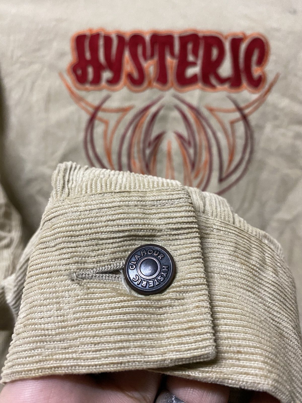 Hysteric Glamour HYSTERIC GLAMOUR worker Embroidered logo pink striped Size US M / EU 48-50 / 2 - 5 Thumbnail