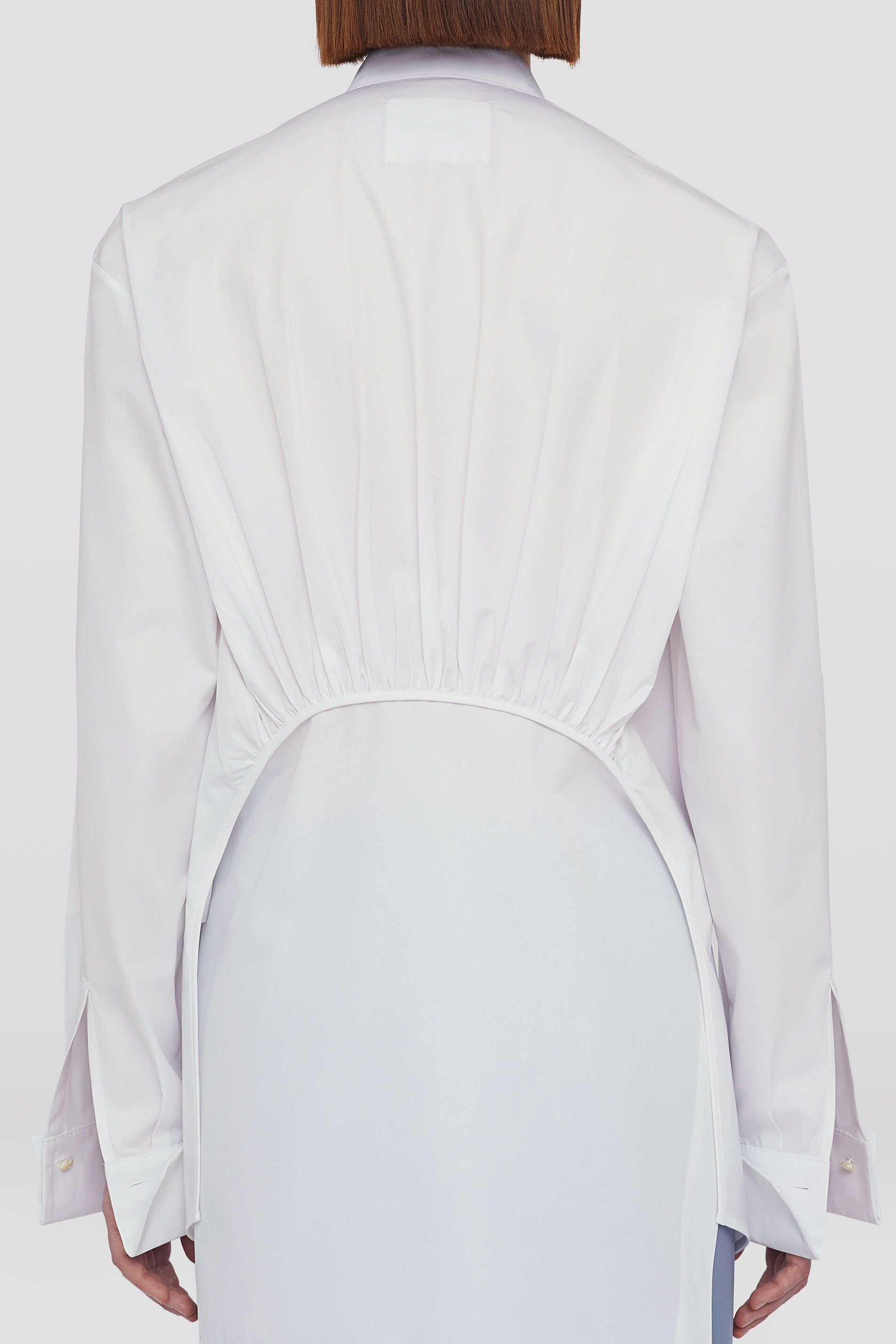 Jil Sander o1y1025 Solid Color Shirt in White Size XS / US 0-2 / IT 36-38 - 3 Thumbnail