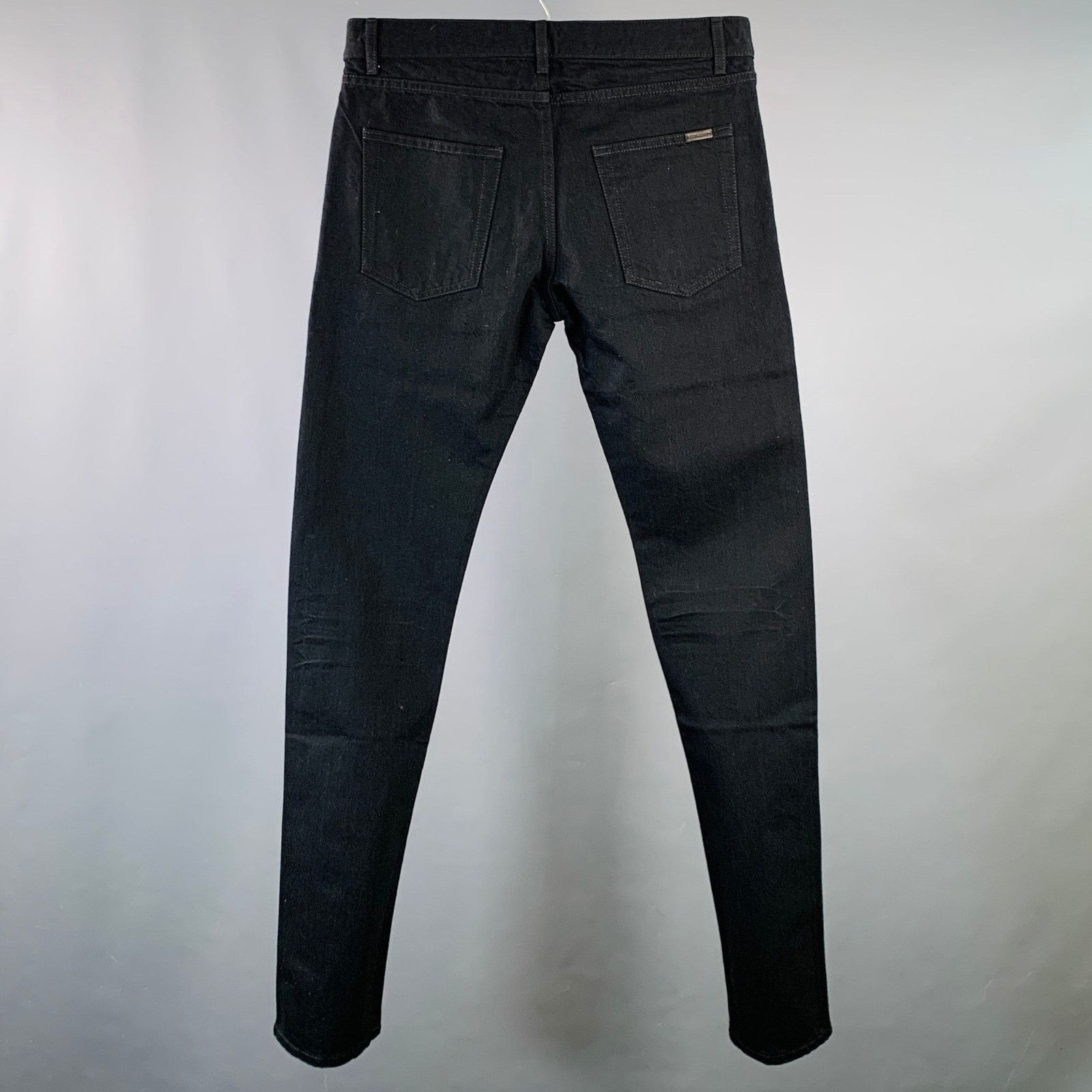 Saint Laurent Paris SAINT LAURENT Size 31 Denim Straight Slim Five Pockets Jeans Size US 31 - 2 Thumbnail