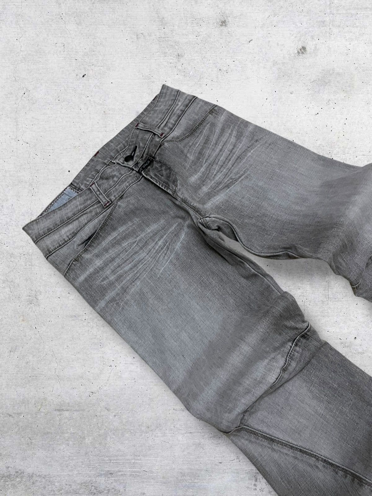 Marithe + Francois Girbaud VINTAGE MARITHE FRANCOIS GIRBAUD DESIGNER 90S OG FLARE DENIM Size US 29 - 7 Thumbnail