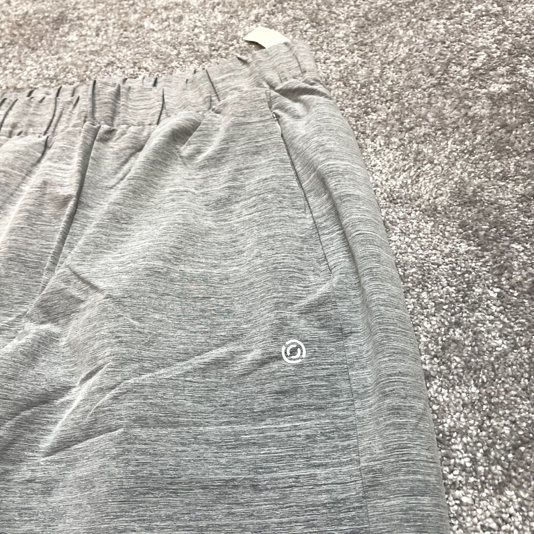 Vintage Coreio Pants Womens S Light Gray Elastic Waist Ankles Zip Pocket New NWT Size 28" / US 6 / IT 42 - 6 Thumbnail