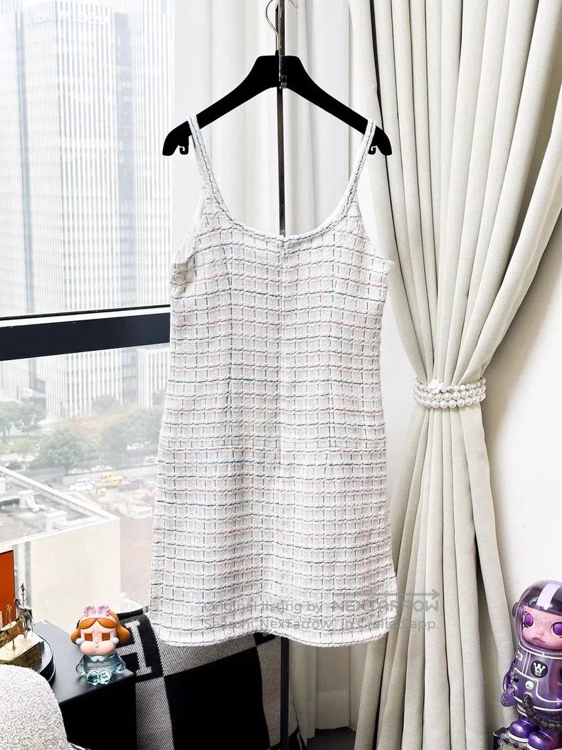 Chanel Chanel Bottom colourful candy-coloured plaid strap dress Size XS / US 0-2 / IT 36-38 - 3 Thumbnail
