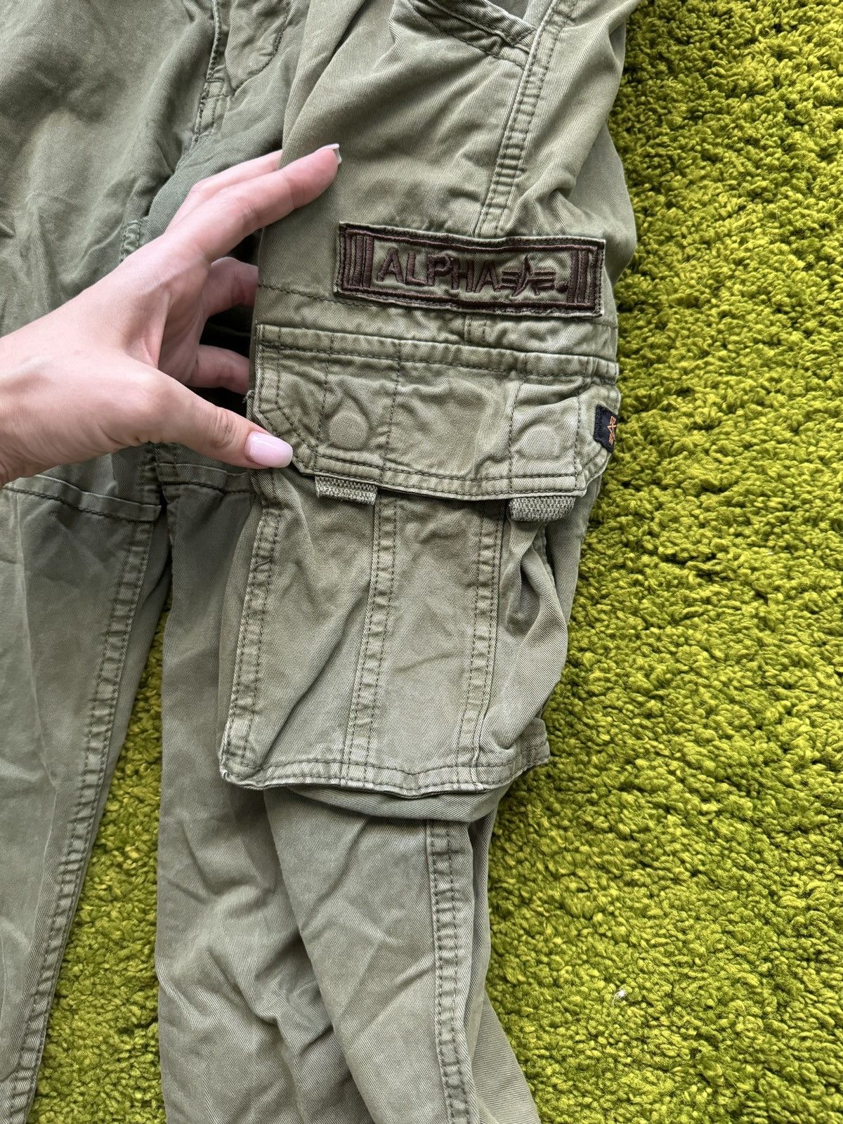 Alpha Industries × Vintage Alpha Industries 2000s vintage military army cargo pants Size US 32 / EU 48 - 5 Thumbnail