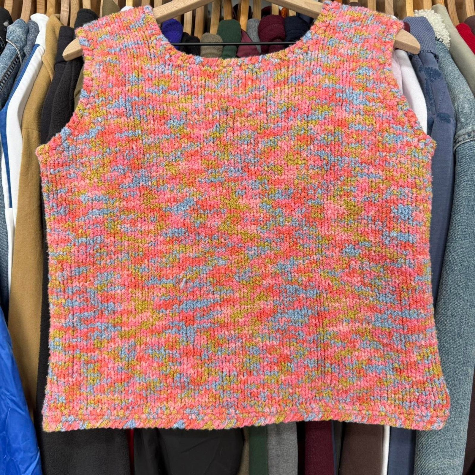 Other Vintage Specialy Fashioned by Judy Hand-Made Knit Top Size L / US 10 / IT 46 - 6 Thumbnail