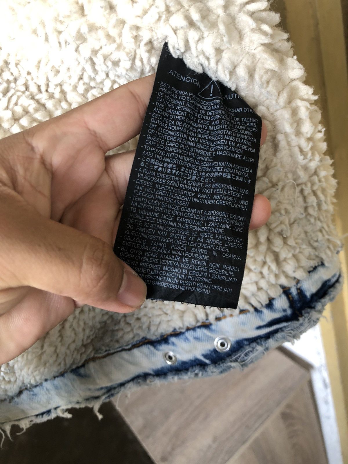 Zara 🔥Zara Distressed Punk Denim Sherpa Jacket If Six Was Nine Size US L / EU 52-54 / 3 - 18 Thumbnail