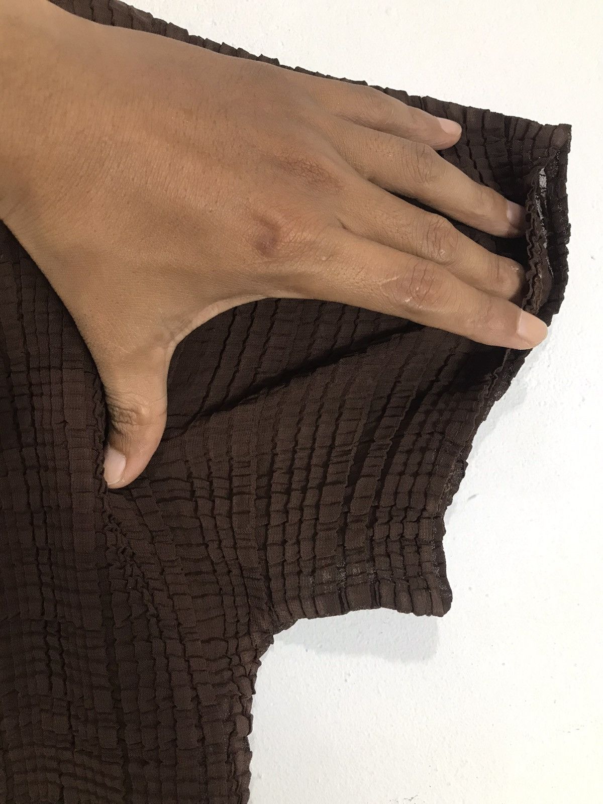 Issey Miyake Undefined Square Pleated shirt 'issey style' Size US S / EU 44-46 / 1 - 5 Thumbnail