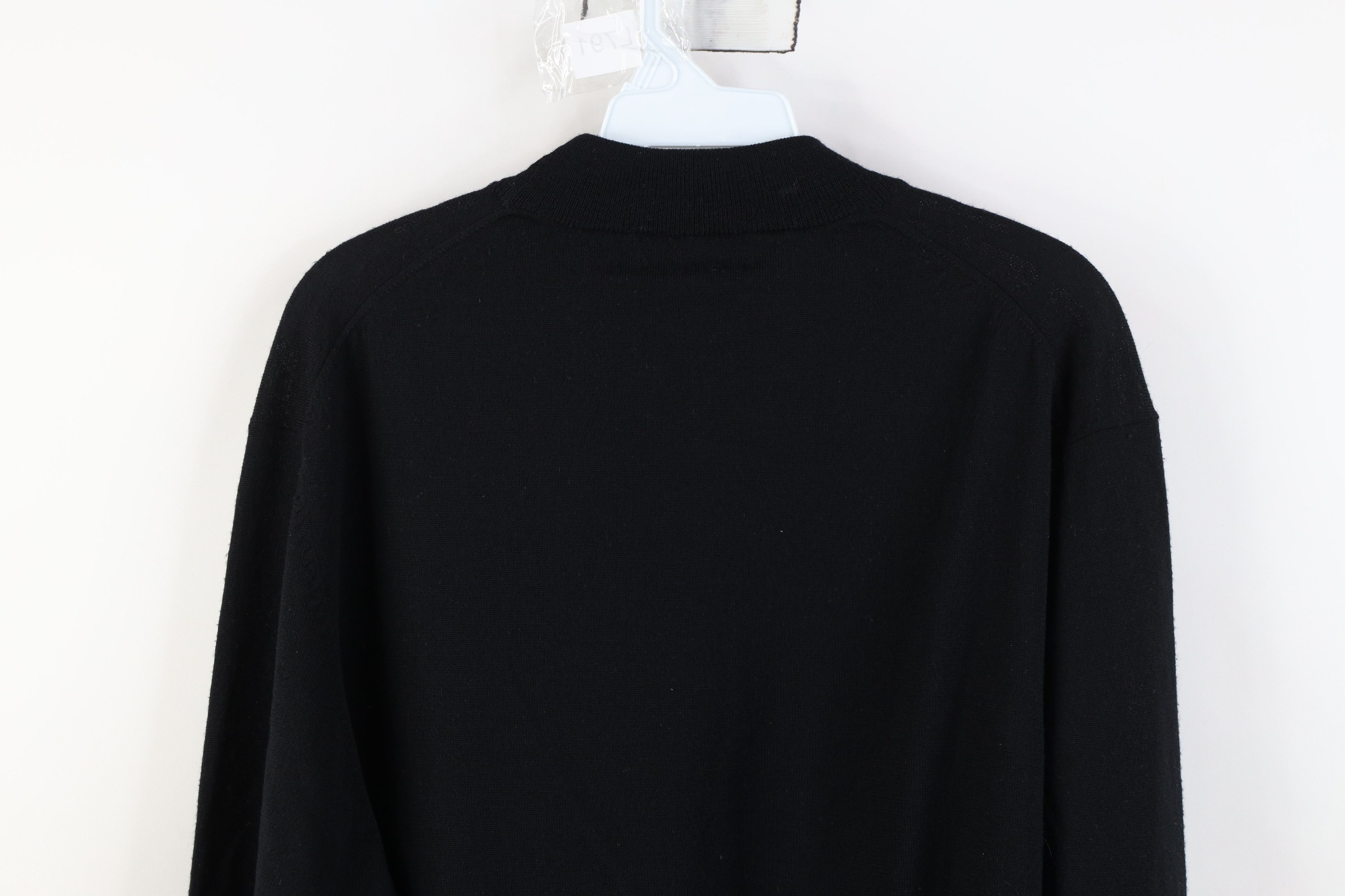 Vintage Vintage Streetwear Wool Cashmere Knit Mock Neck Sweater Size US XL / EU 56 / 4 - 8 Thumbnail