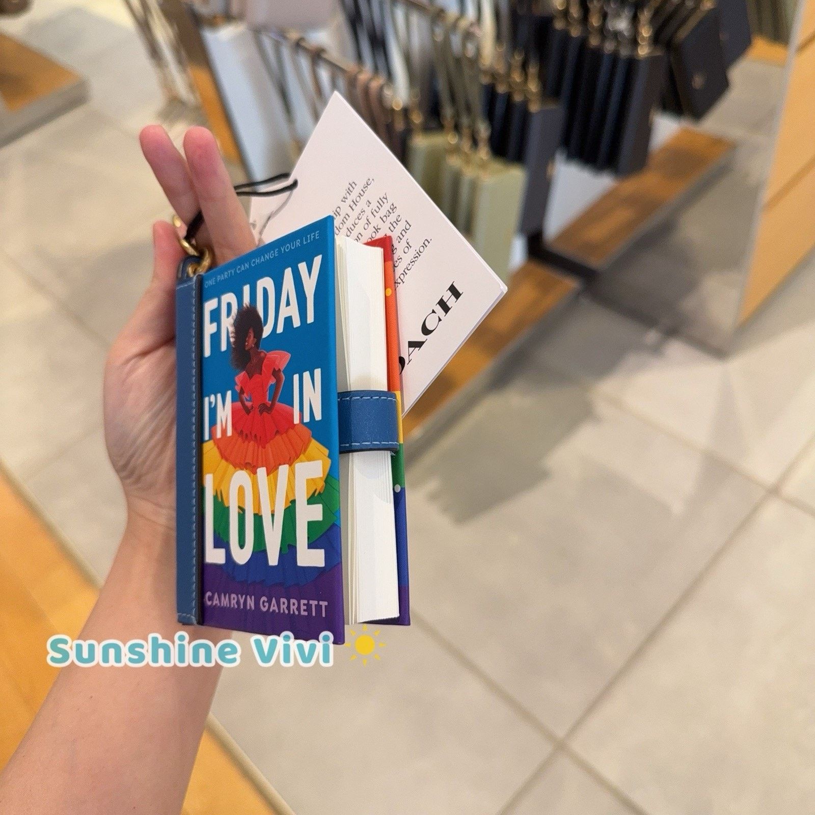 Coach NWT Coach Friday I'm Love By Camryn Garrett Book Charm CFK53 Size ONE SIZE - 3 Thumbnail