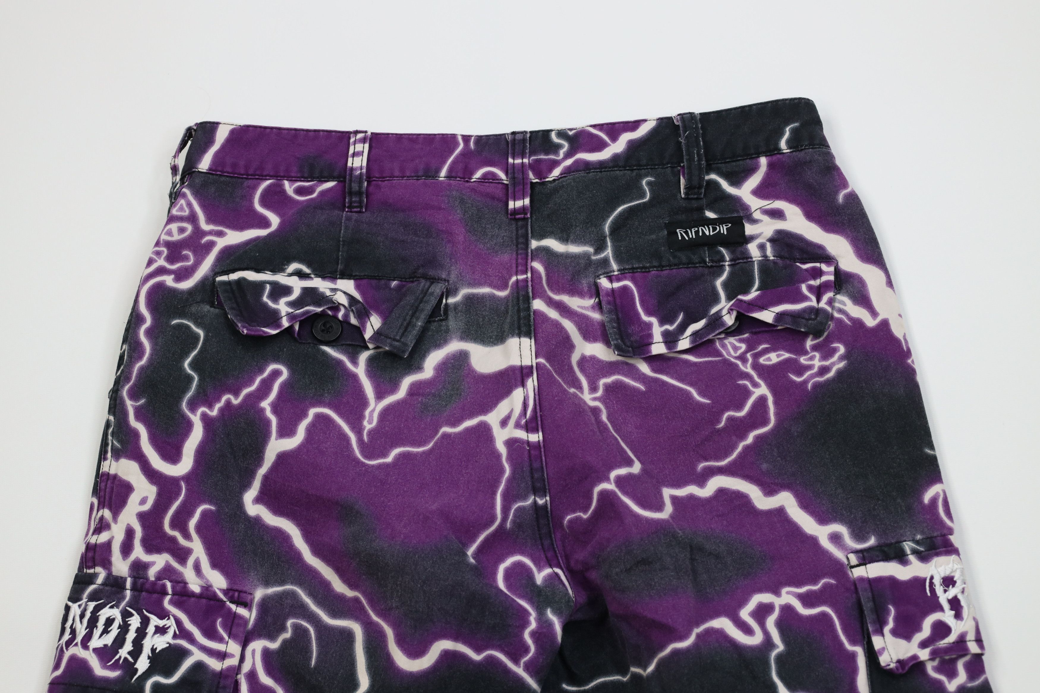 Vintage Vintage Y2K Streetwear Cat Lightning Cargo Pants Cotton Size US 32 / EU 48 - 13 Thumbnail