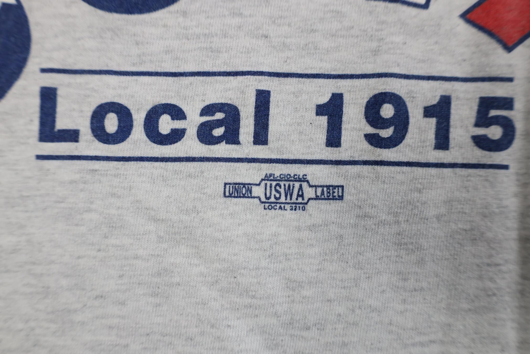 Vintage Vintage 90s Union United Steelworkers of America T-Shirt Size US L / EU 52-54 / 3 - 5 Thumbnail
