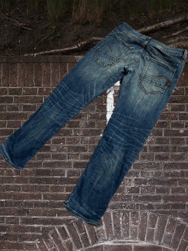 G-Star × Vintage Vintage Y2K baggy trashed faded grunge g star raw jeans pant Size US 31 - 1 Thumbnail