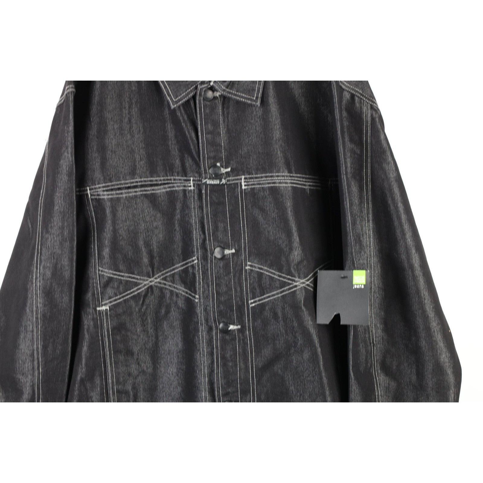 Marithe + Francois Girbaud × Vintage NOS Vintage 90s Marithe Francois Girbaud Denim Jacket Size US XL / EU 56 / 4 - 3 Thumbnail