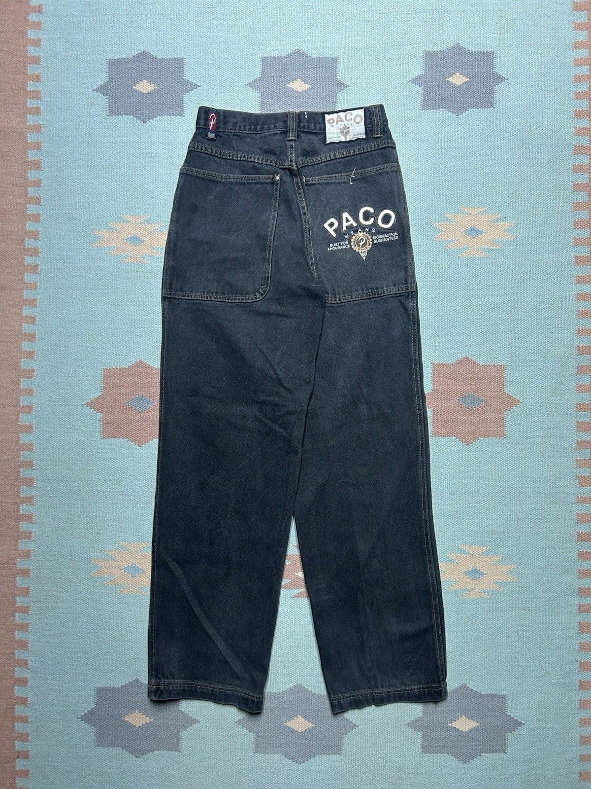 Vintage Vintage y2k baggy jeans Paco JNCO wide leg skater 18 26x29 Size 26" / US 2 / IT 38 - 1 Thumbnail